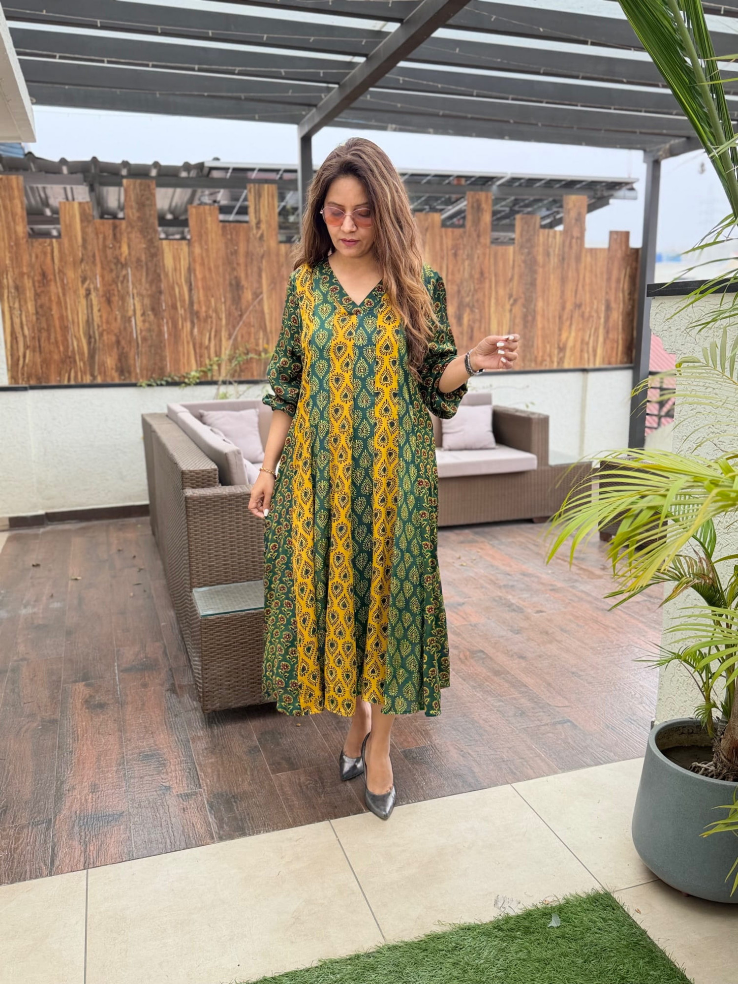 Seher Modal Silk Dress