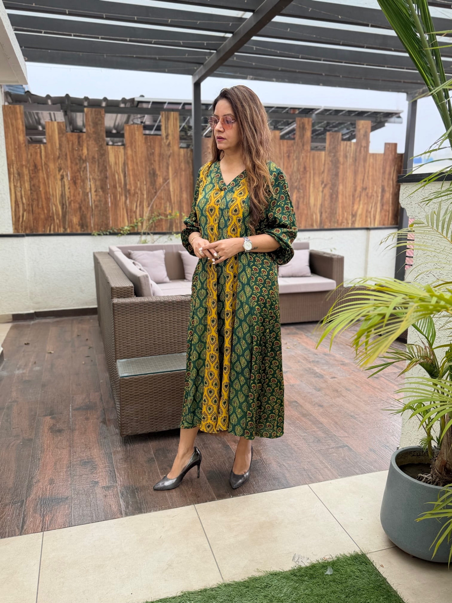 Seher Modal Silk Dress