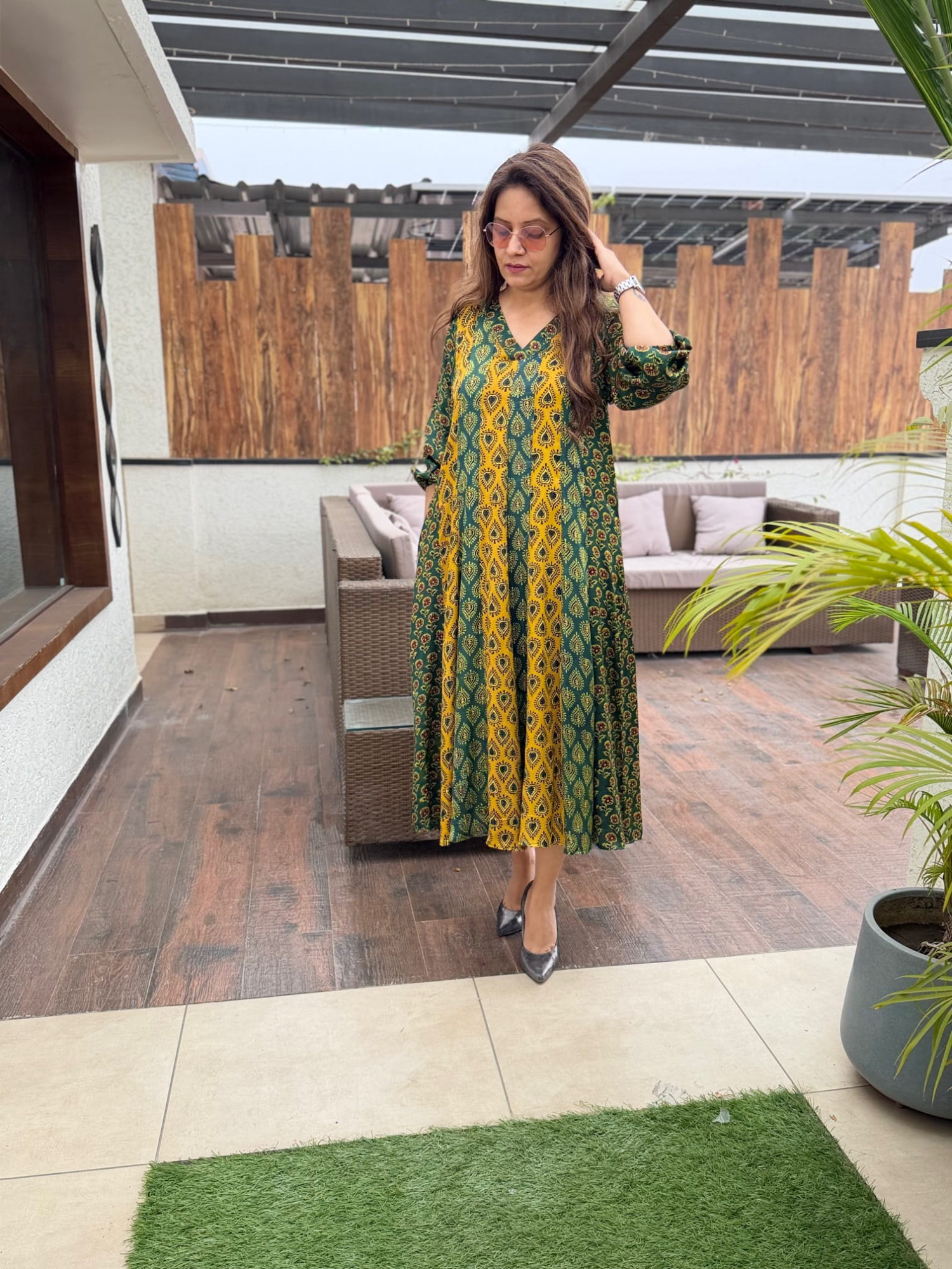 Seher Modal Silk Dress