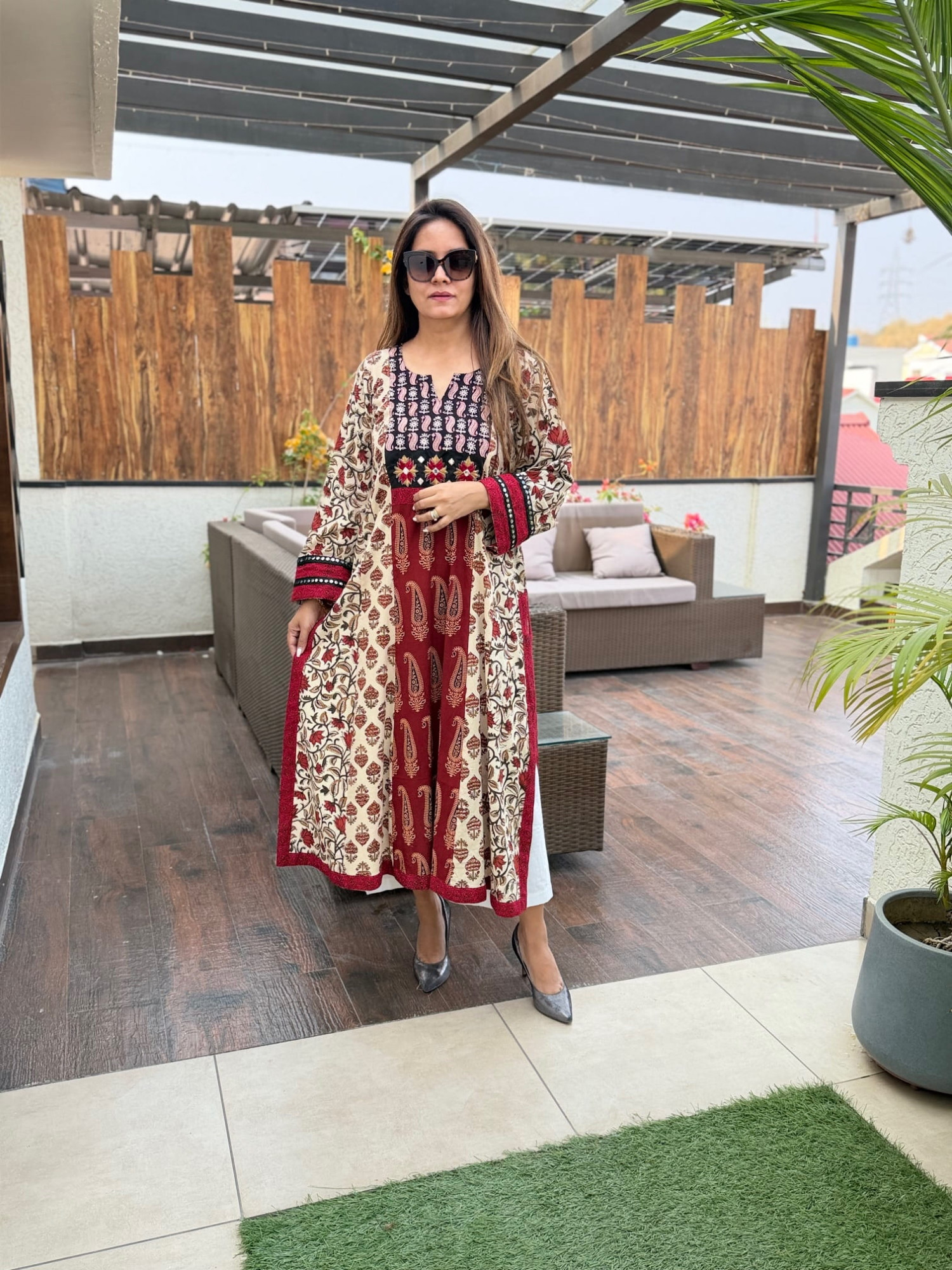 Anvika Cotton Anarkali