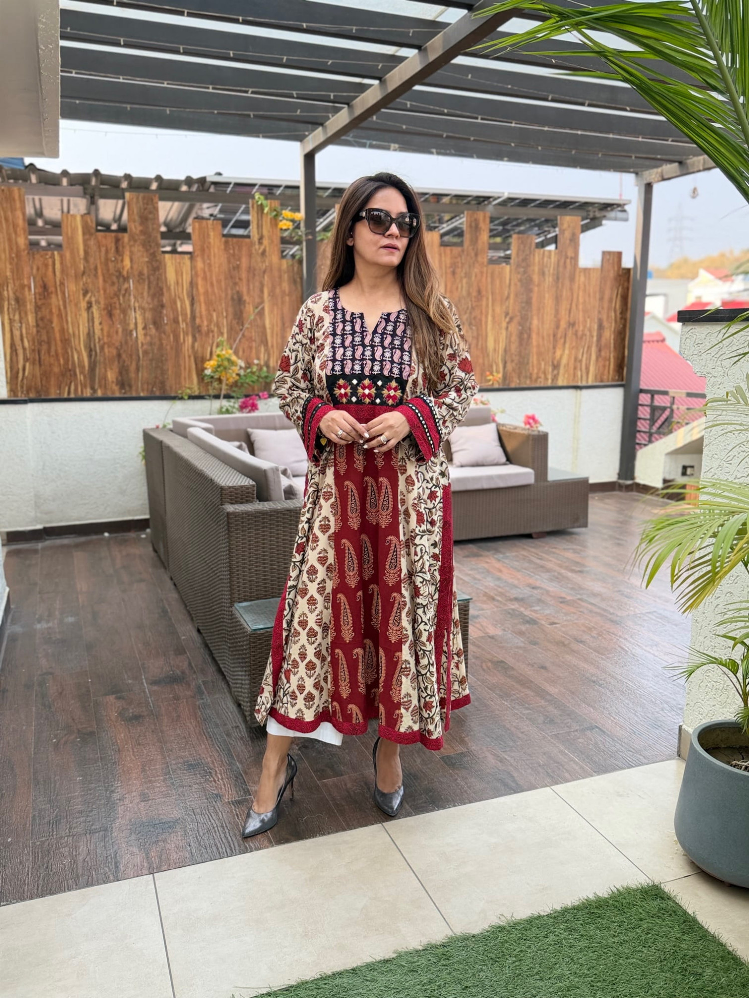 Anvika Cotton Anarkali