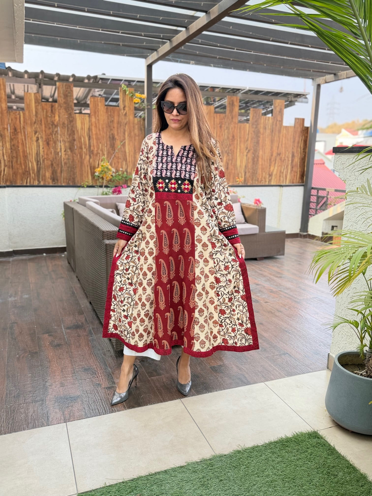 Anvika Cotton Anarkali