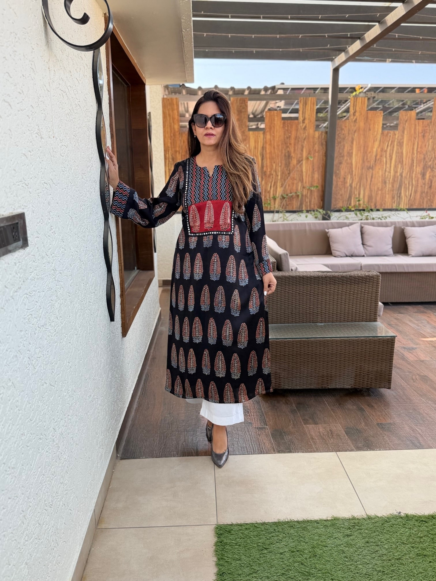 Manju Modal Silk Kurta