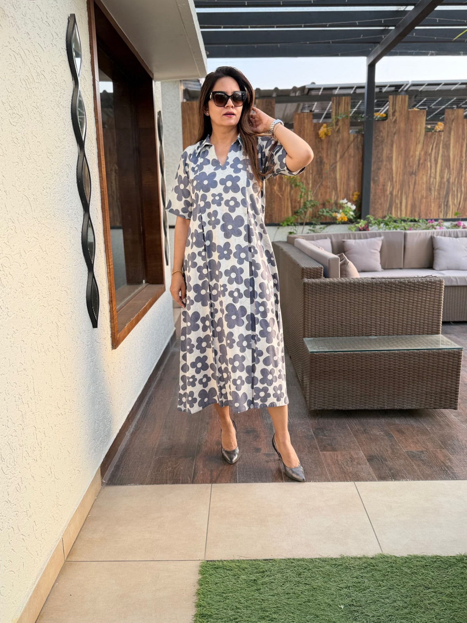 Vasundhra Cotton Dress