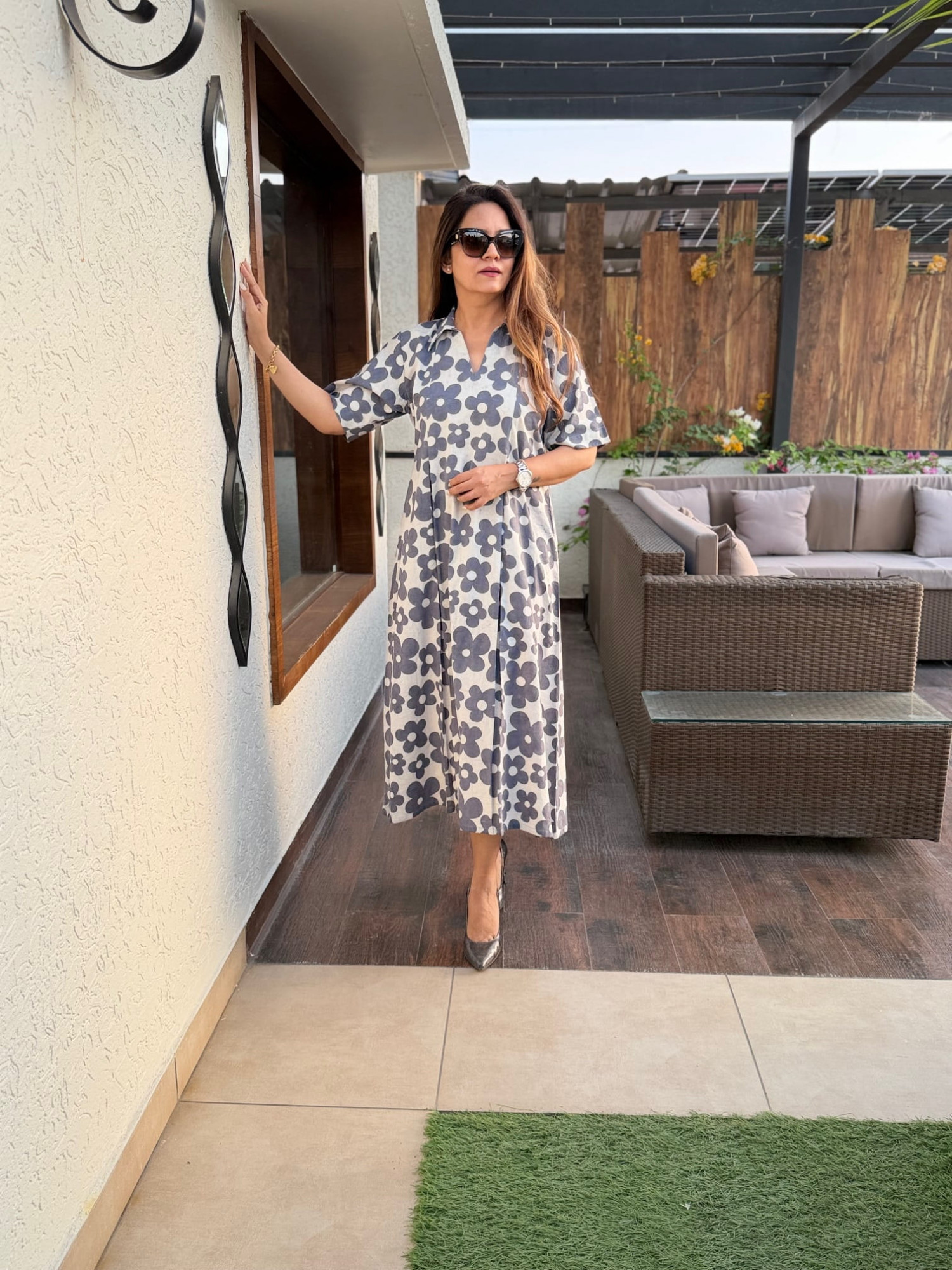 Vasundhra Cotton Dress