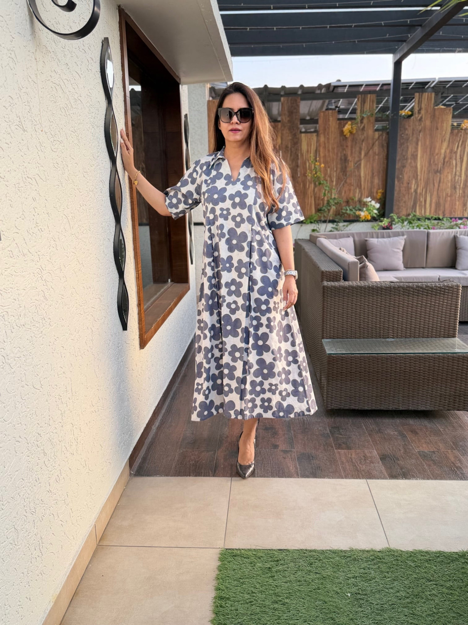 Vasundhra Cotton Dress