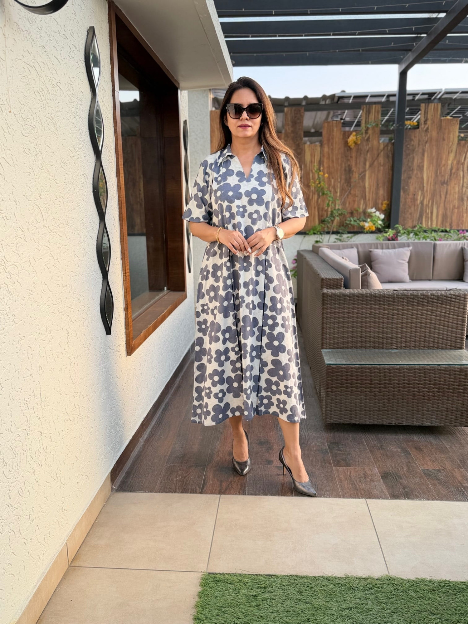 Vasundhra Cotton Dress