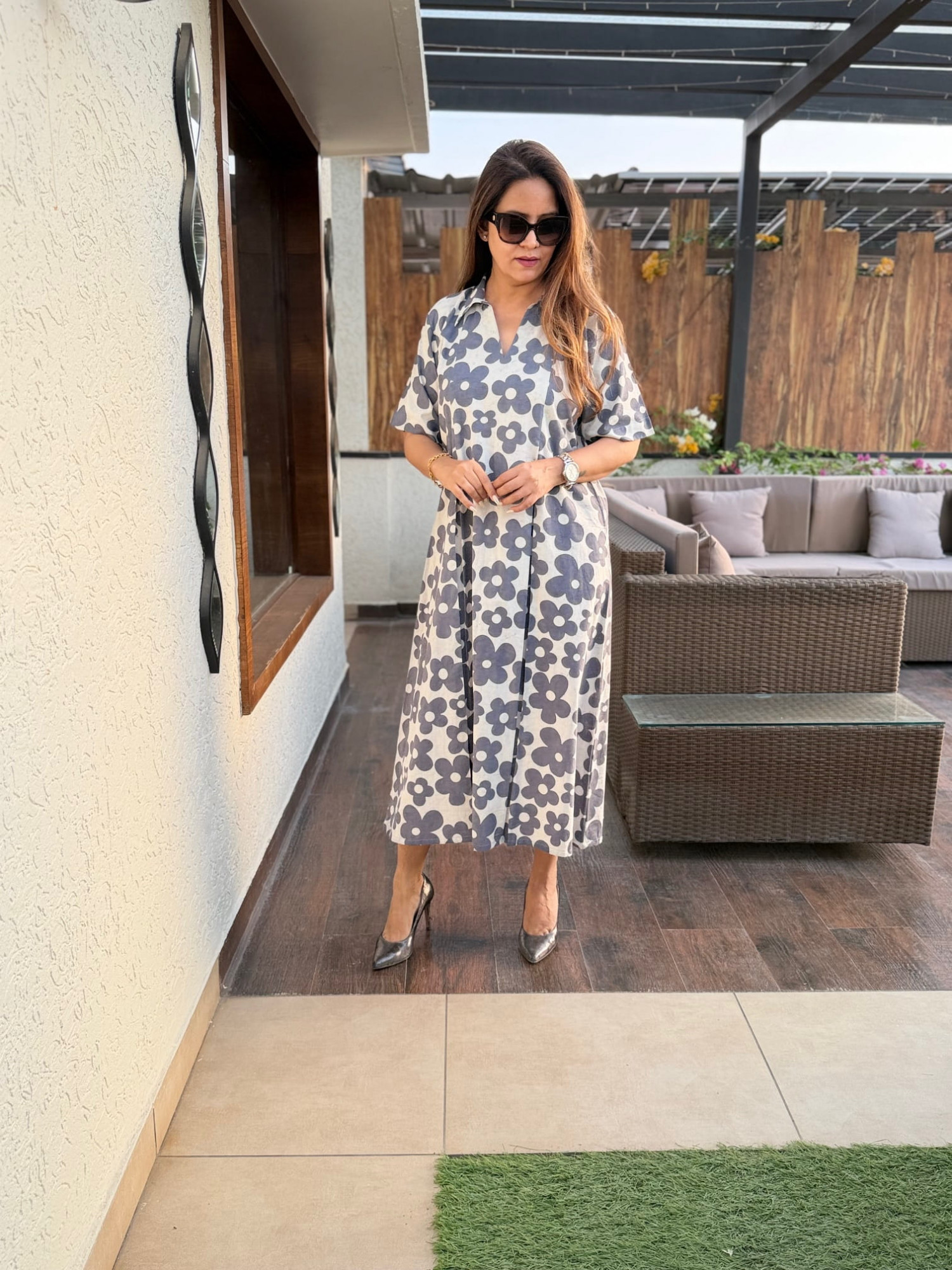 Vasundhra Cotton Dress