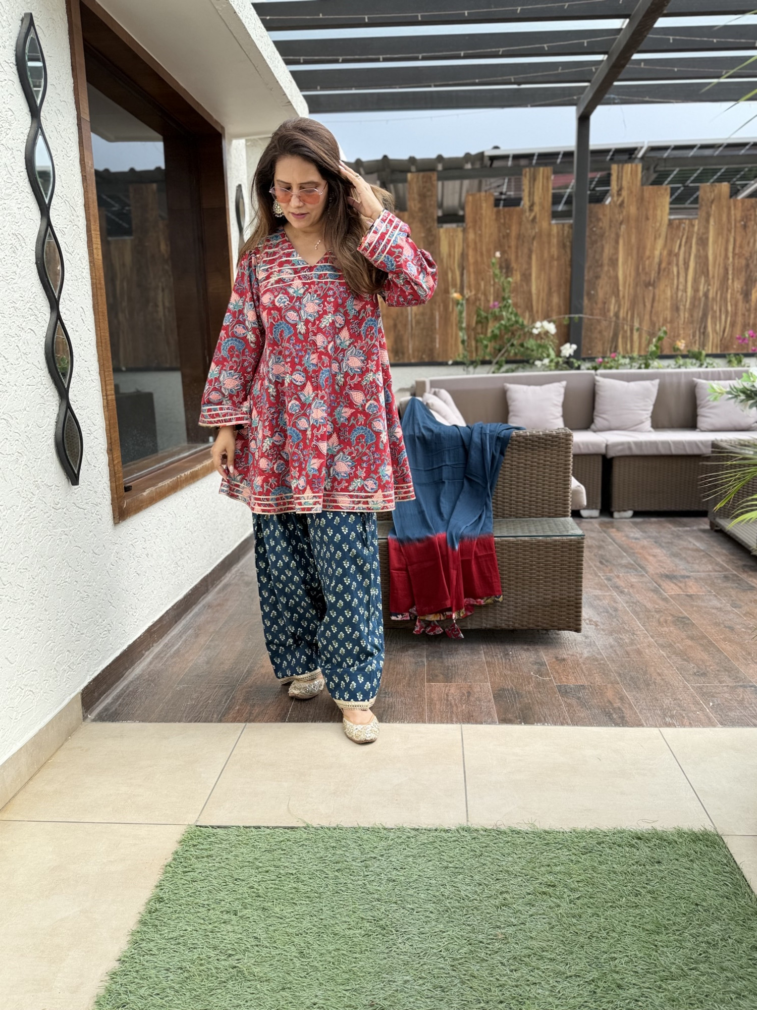 Kadambari Cotton Suit