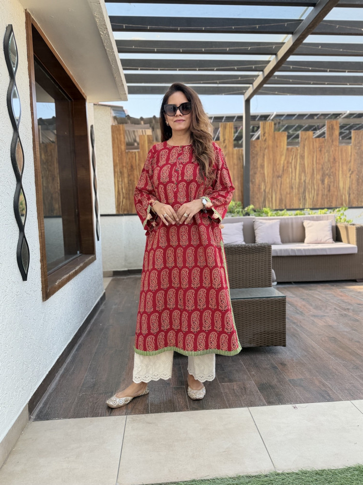 Image of Gulabo Cotton Kurta