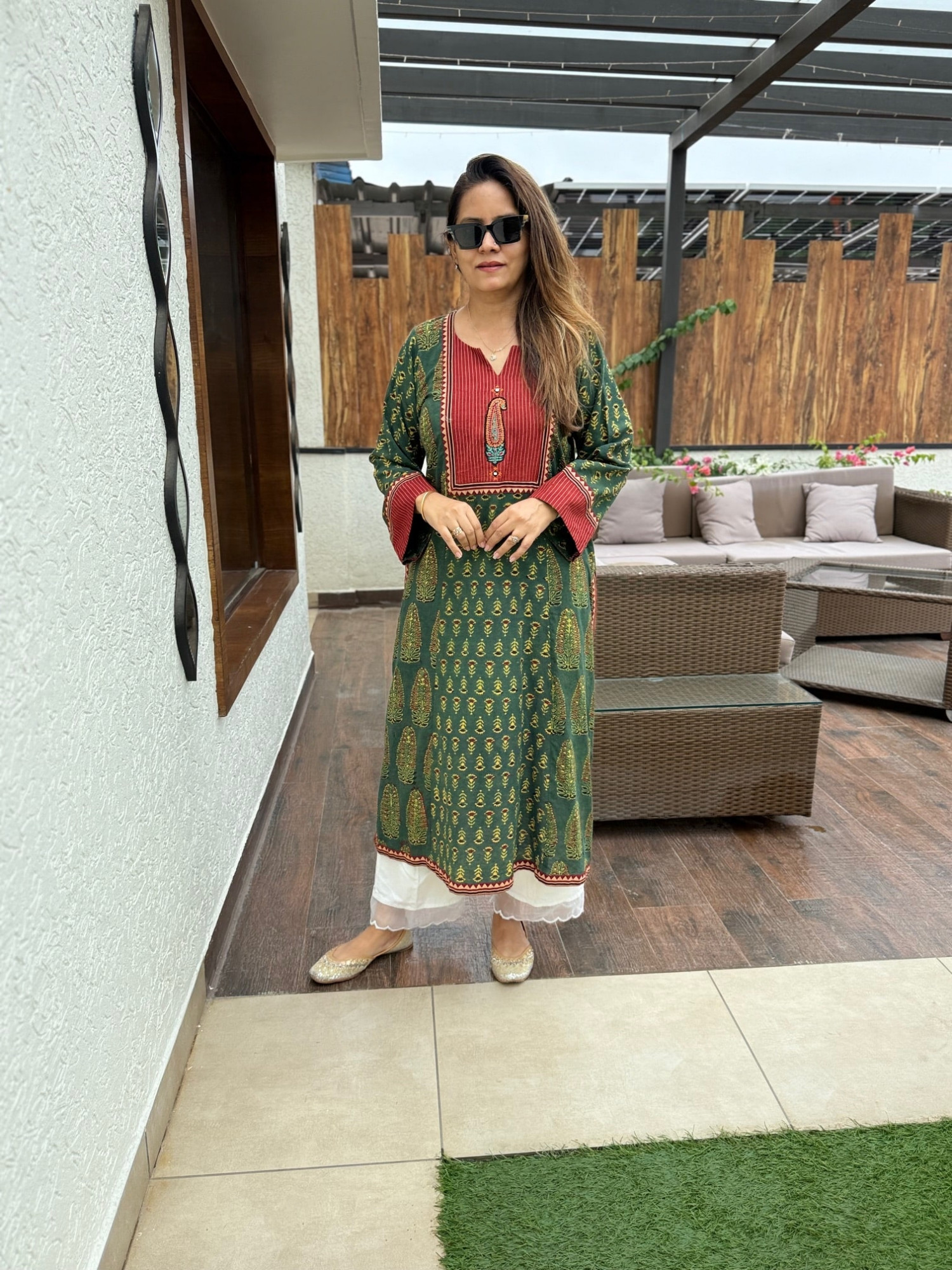 Cotton Ajrakh Kurta