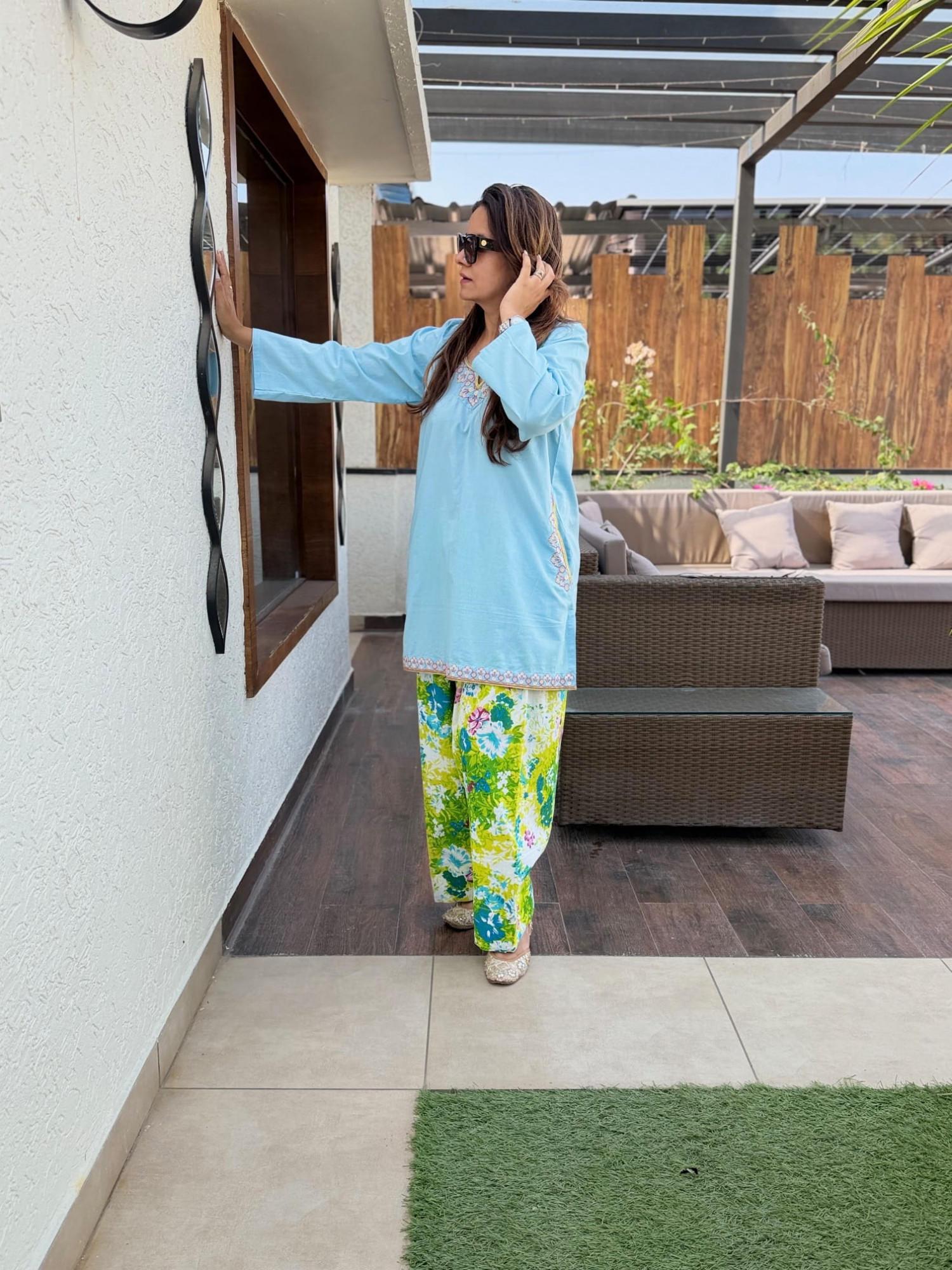 Monika 20 Cotton Suit