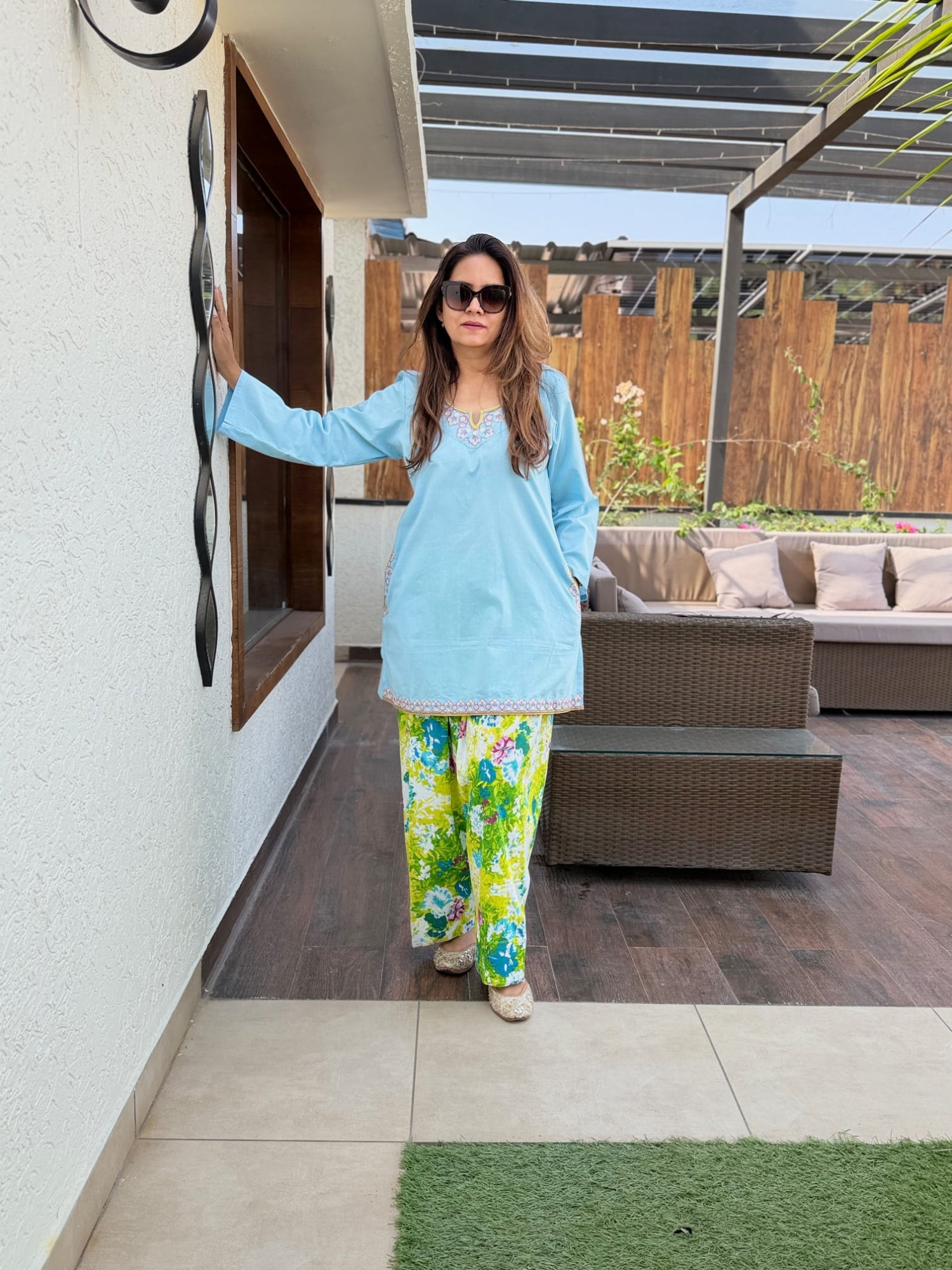 Monika 20 Cotton Suit