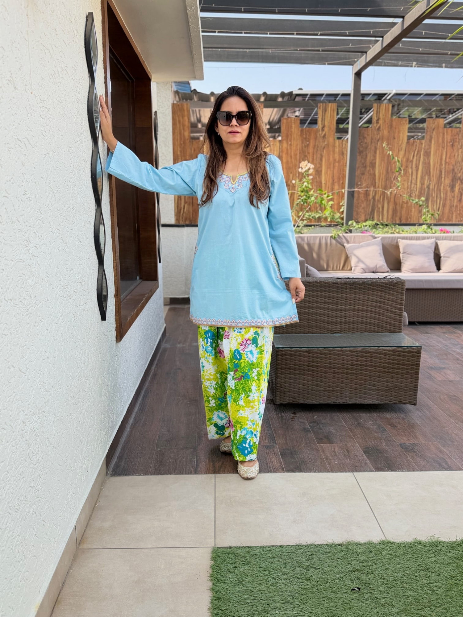 Monika 20 Cotton Suit