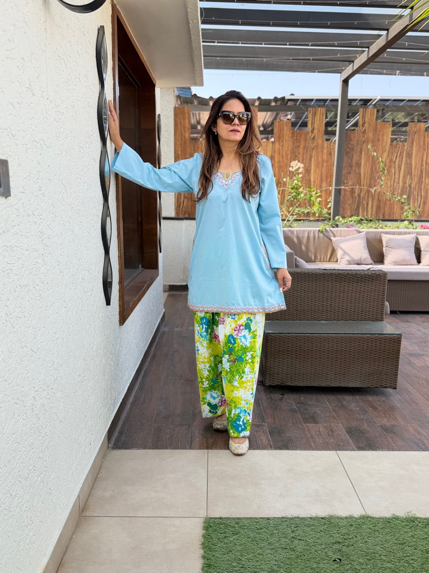 Monika 20 Cotton Suit