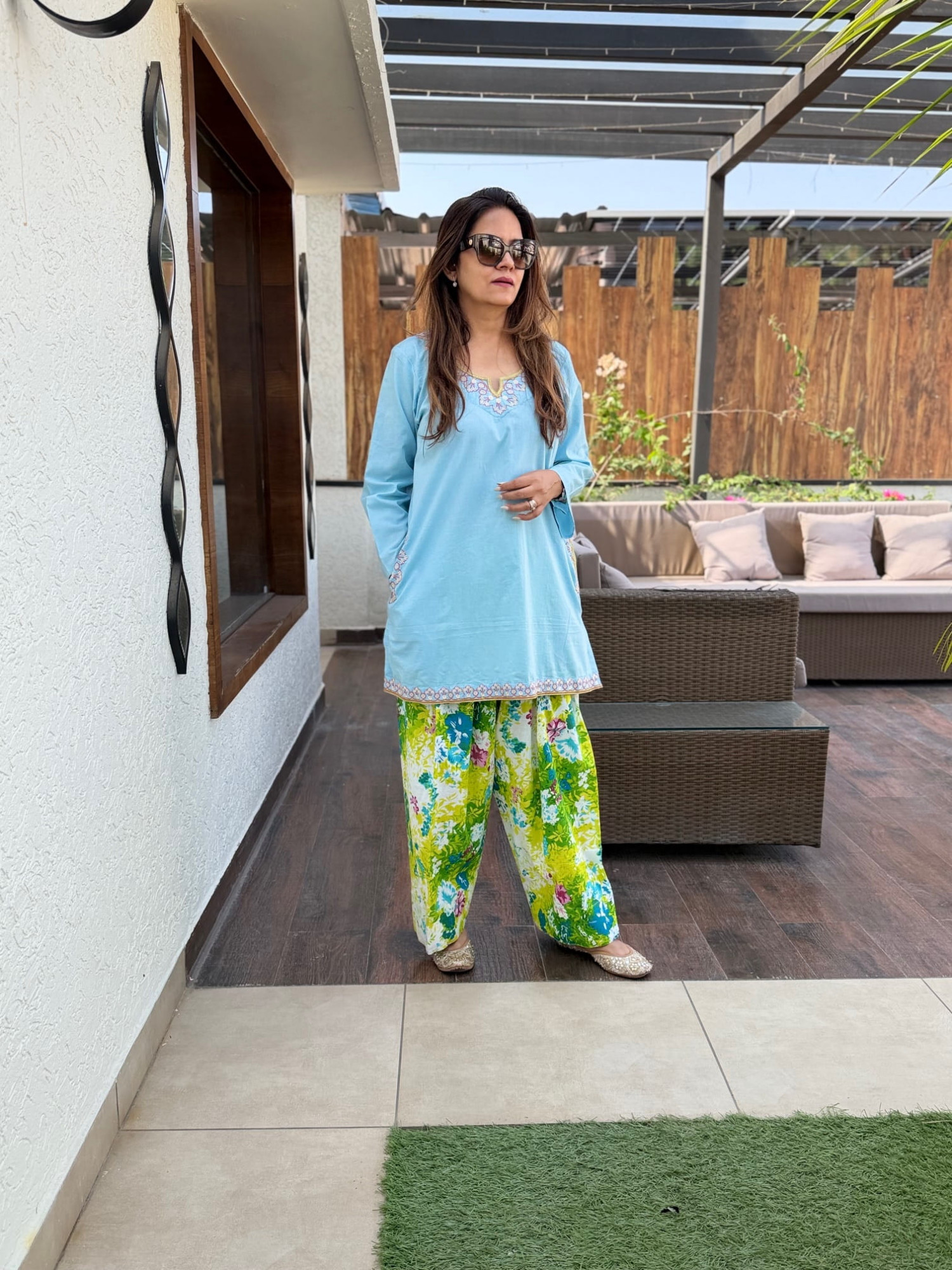 Monika 20 Cotton Suit