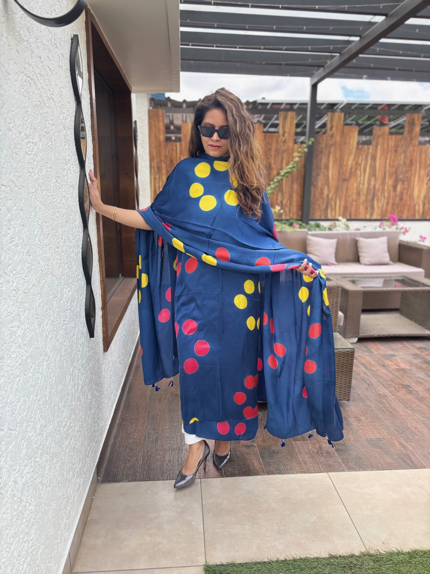 Unstitched Modal Silk Suit