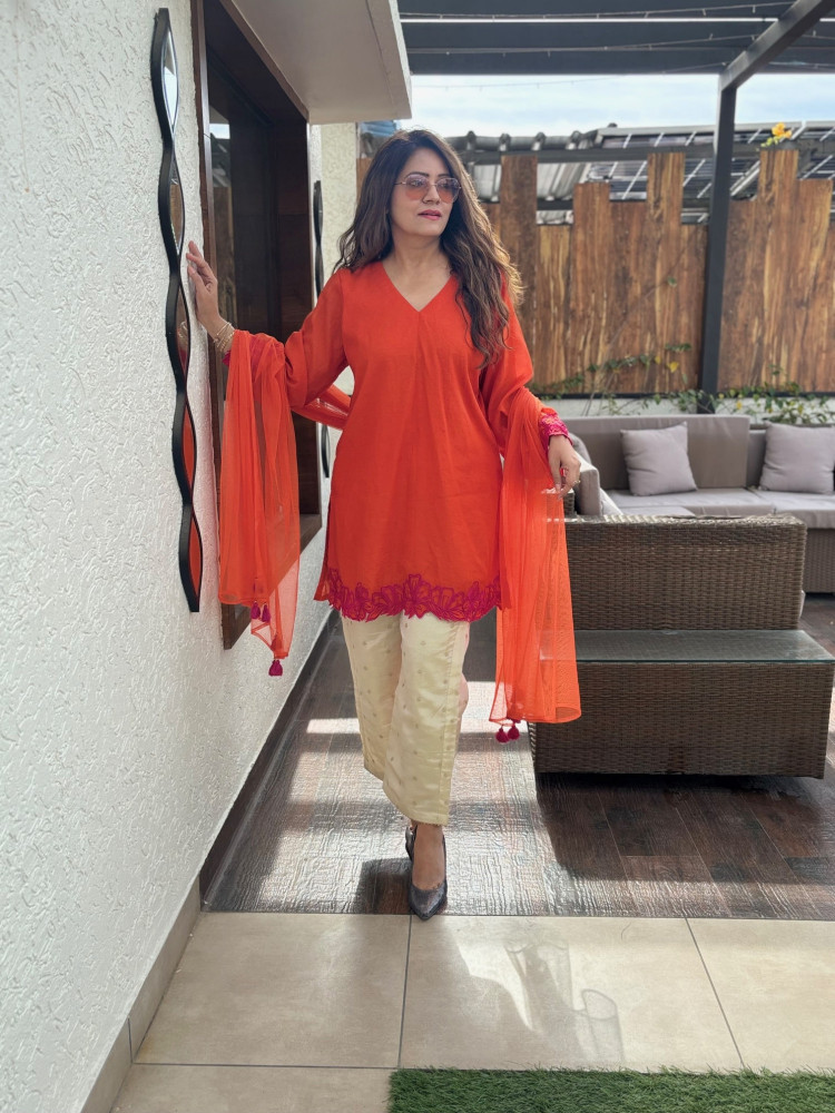 Image of Chanderi Suit