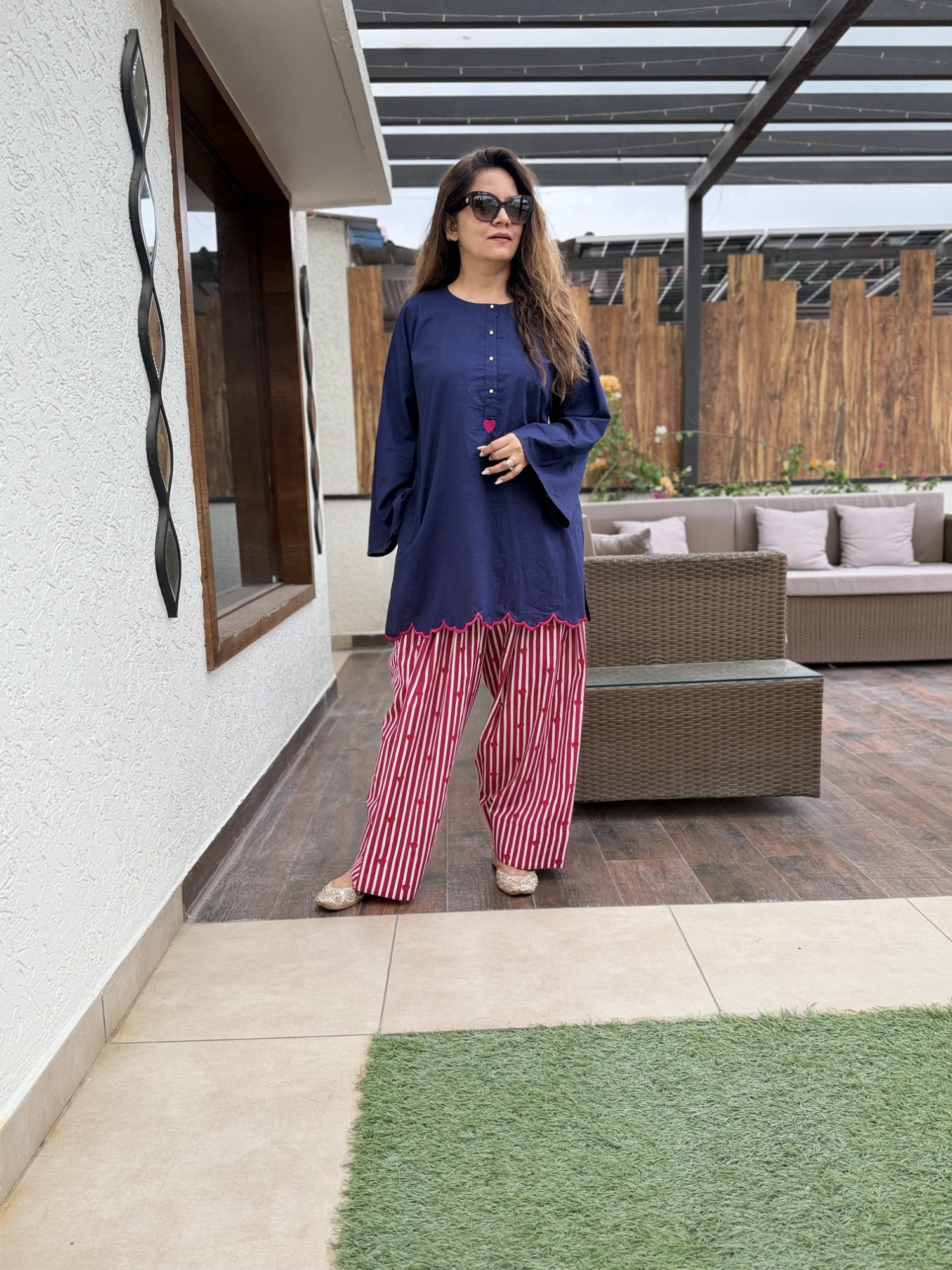 Blue Crush Cotton Suit