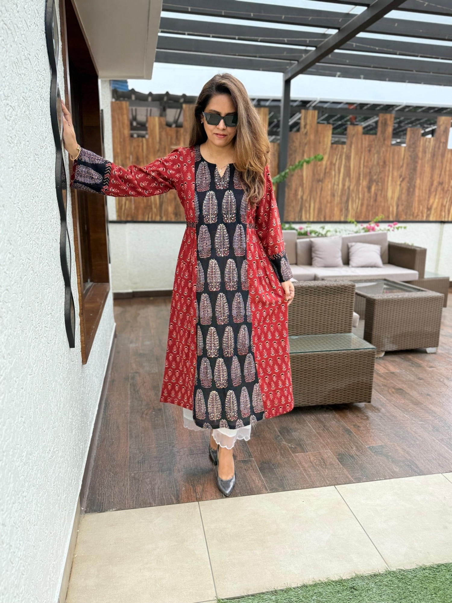 Cotton Ajrakh Kurta