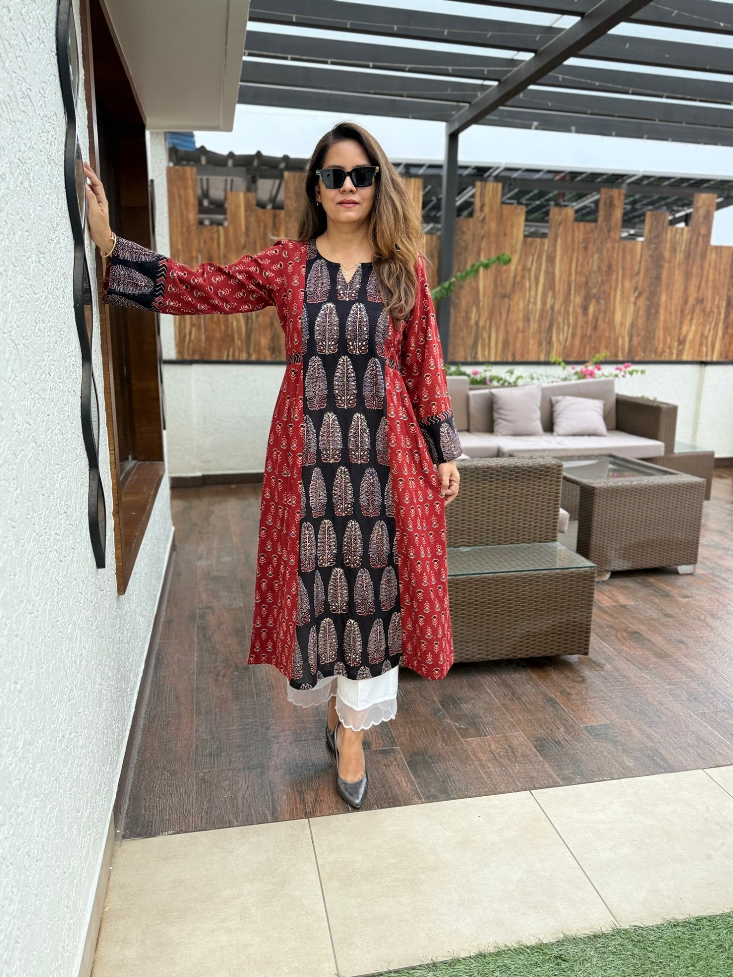 Cotton Ajrakh Kurta