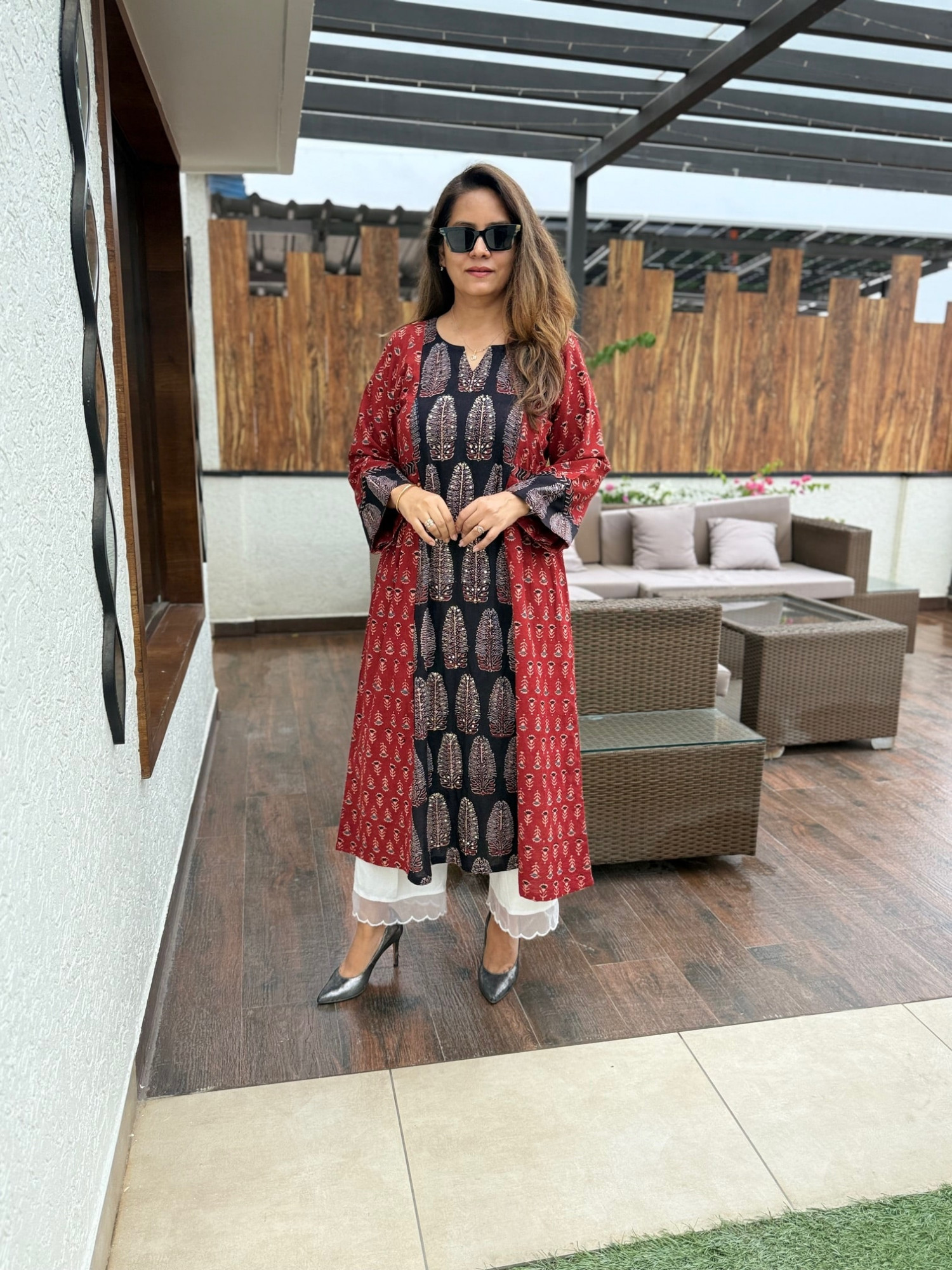 Cotton Ajrakh Kurta
