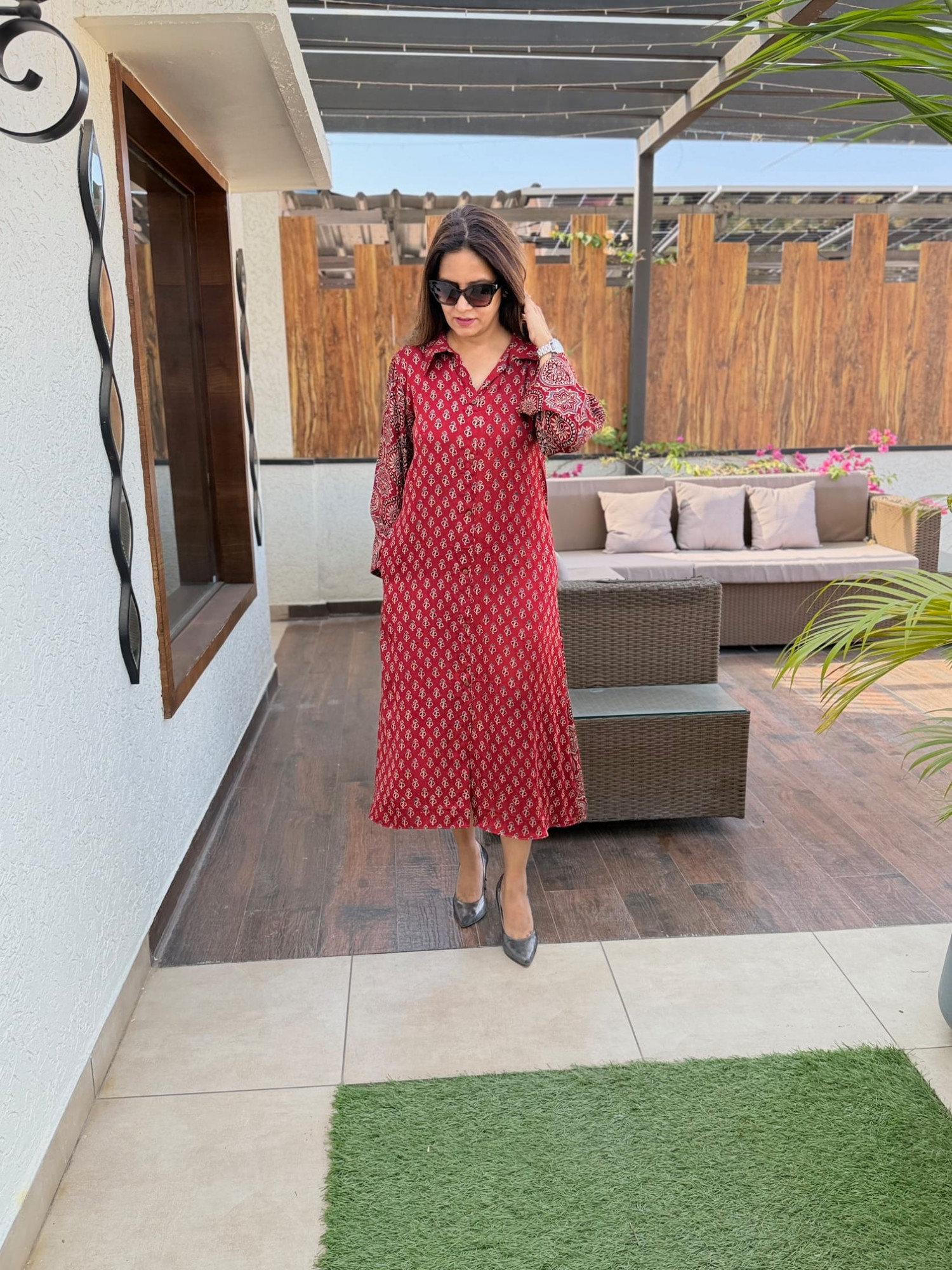 Malhar Modal Silk Dress