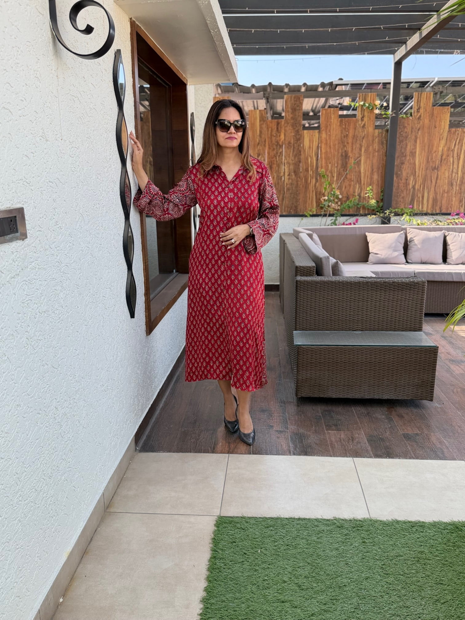 Malhar Modal Silk Dress