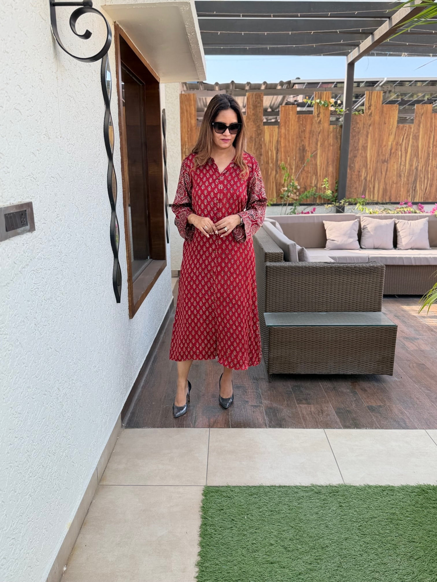 Malhar Modal Silk Dress