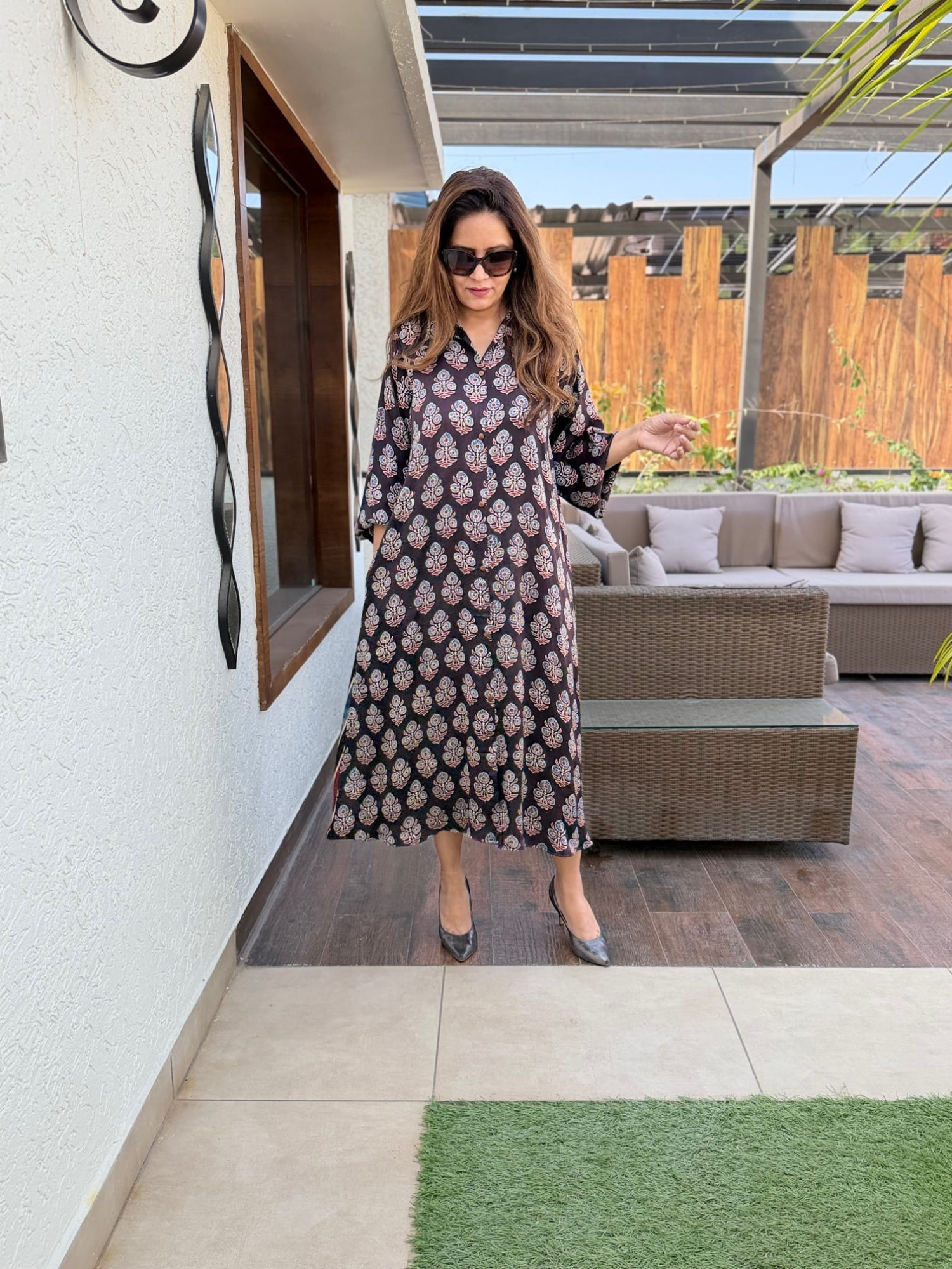 Jeeya Modal Silk Dress