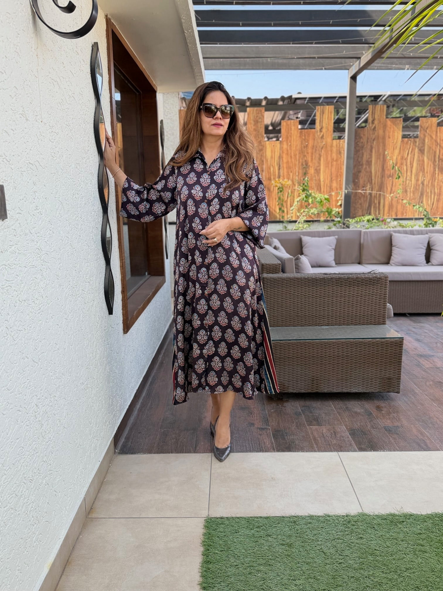 Jeeya Modal Silk Dress