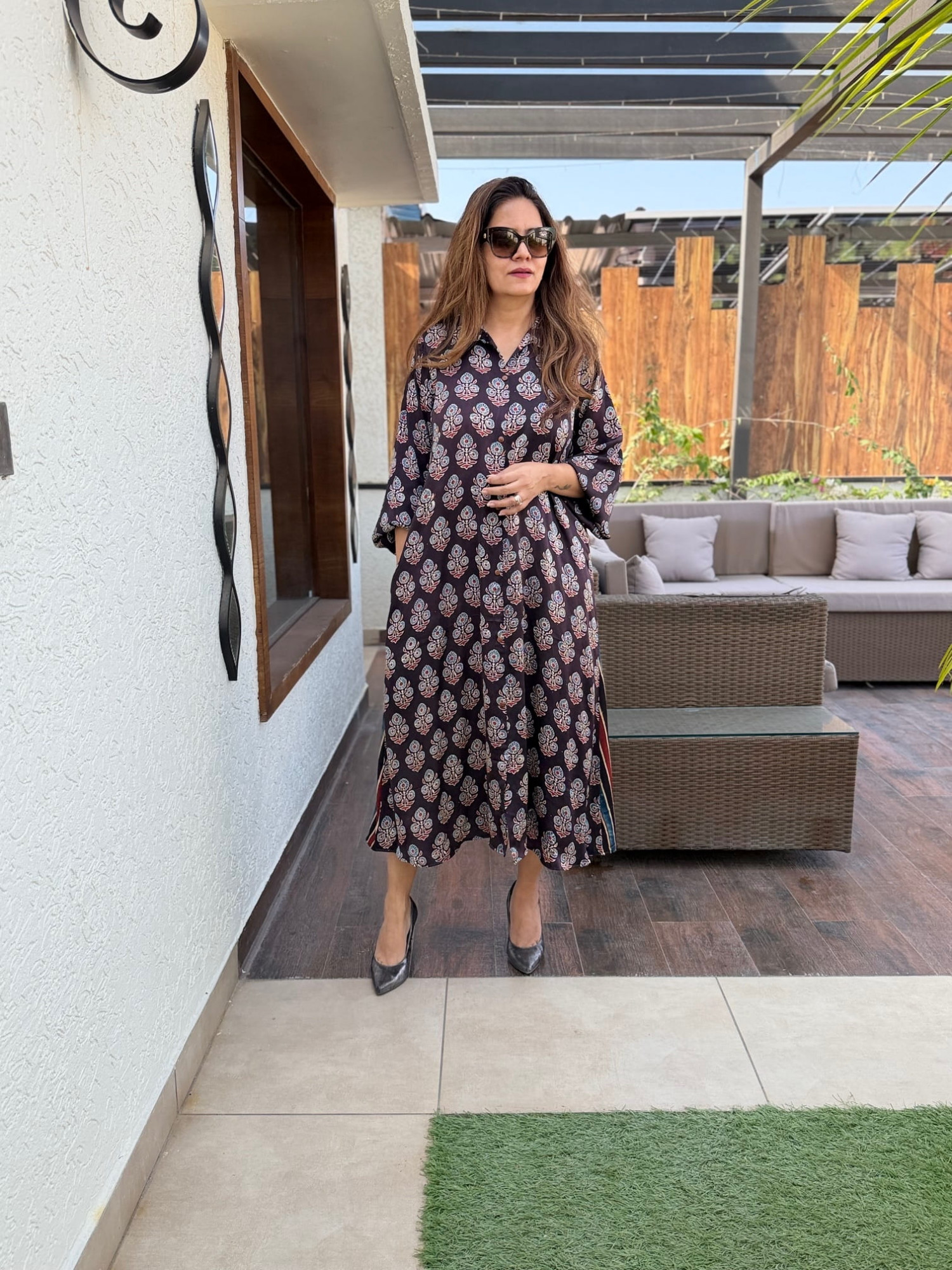 Jeeya Modal Silk Dress