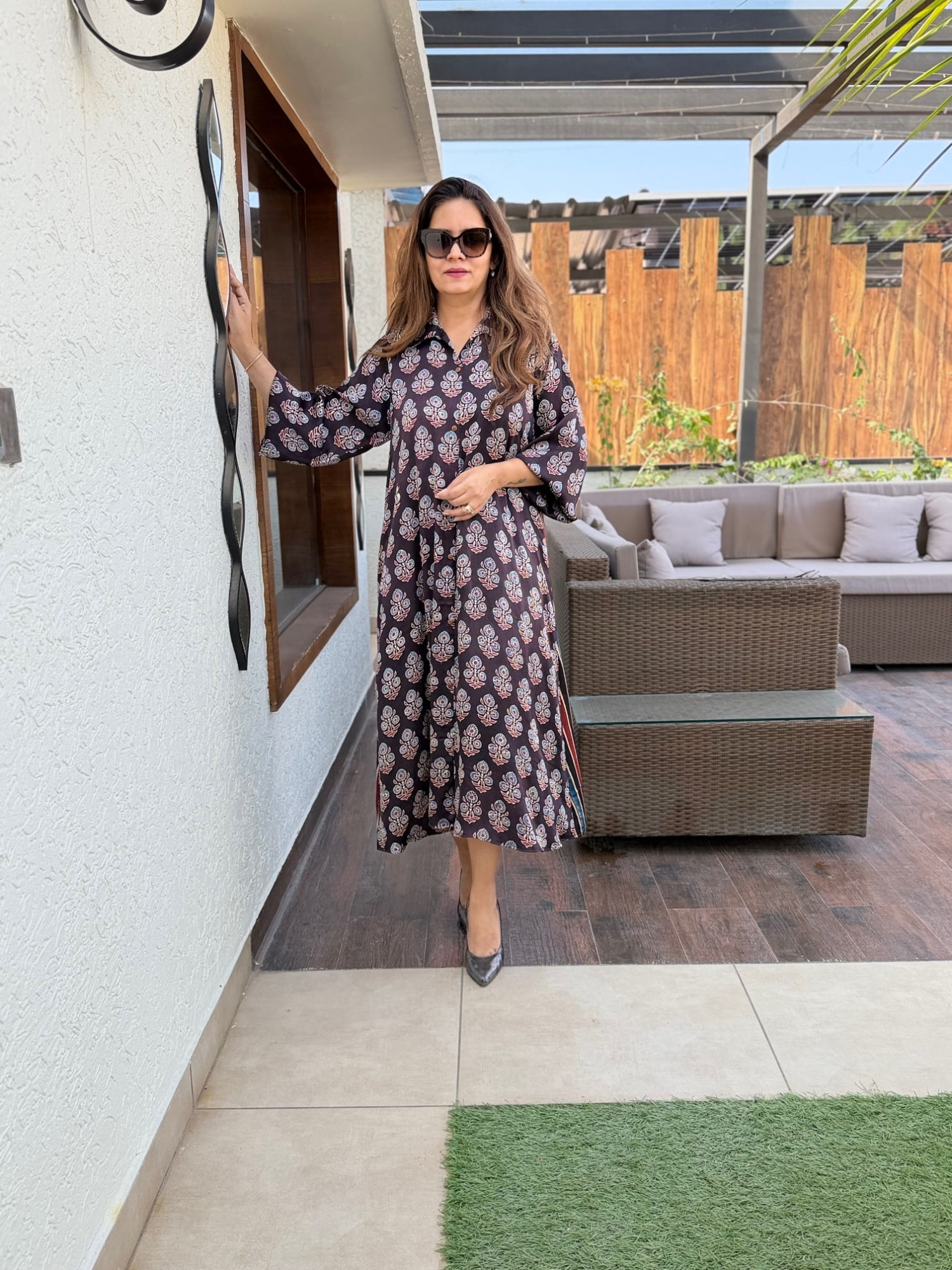 Jeeya Modal Silk Dress