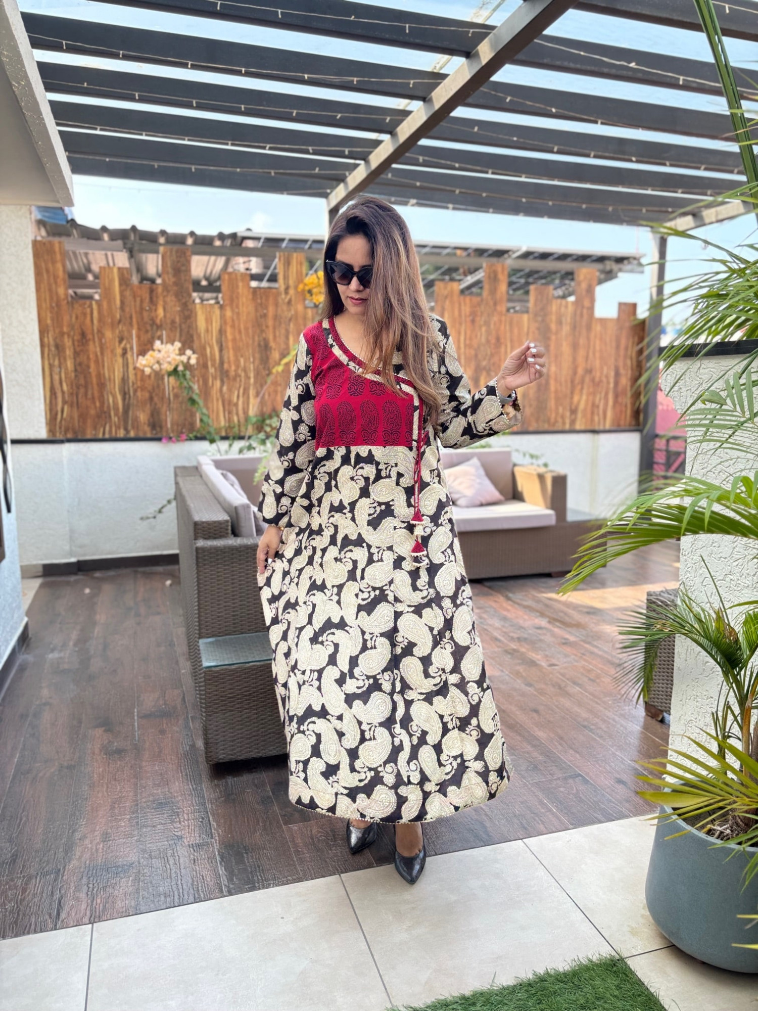 Samira Cotton Anarkali