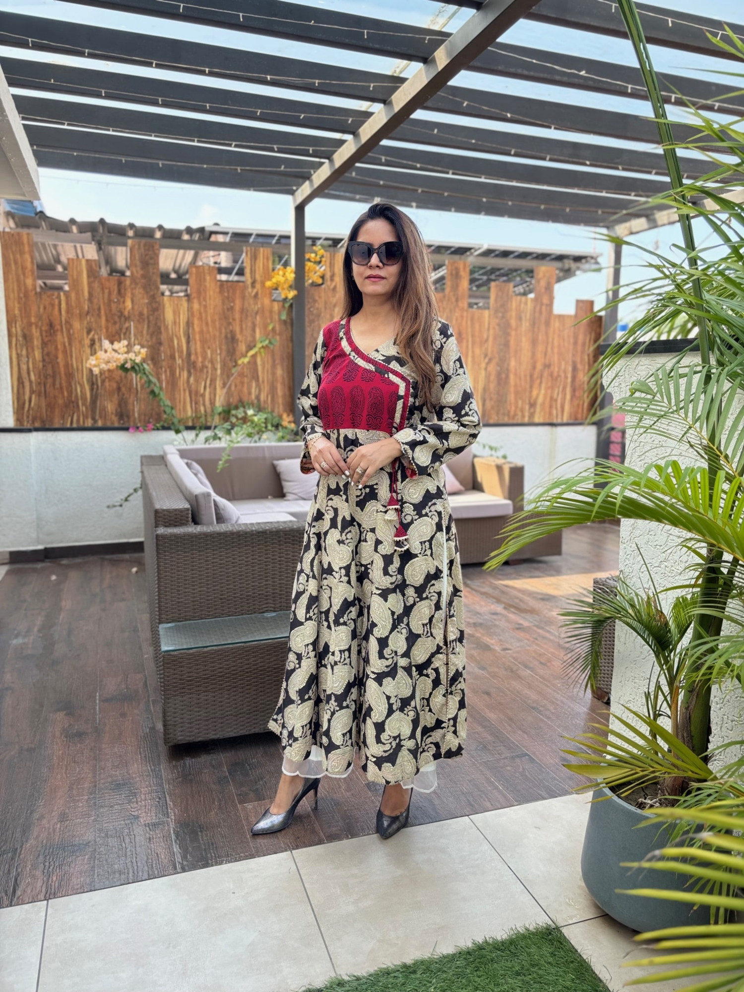 Samira Cotton Anarkali