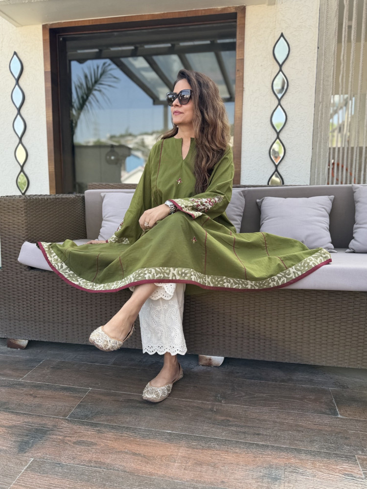 Image of Gulzar Cotton Anarkali