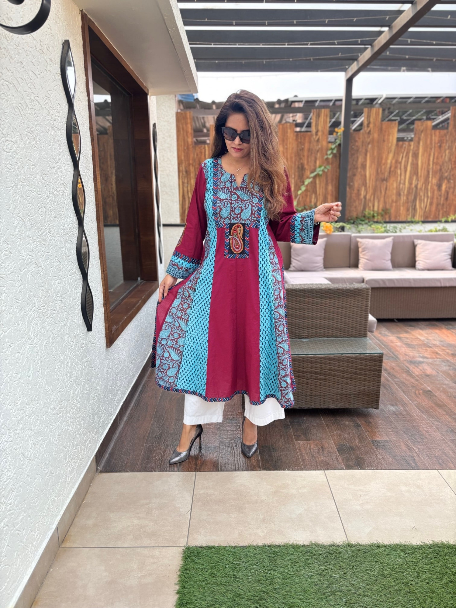 Oorvi Cotton Anarkali