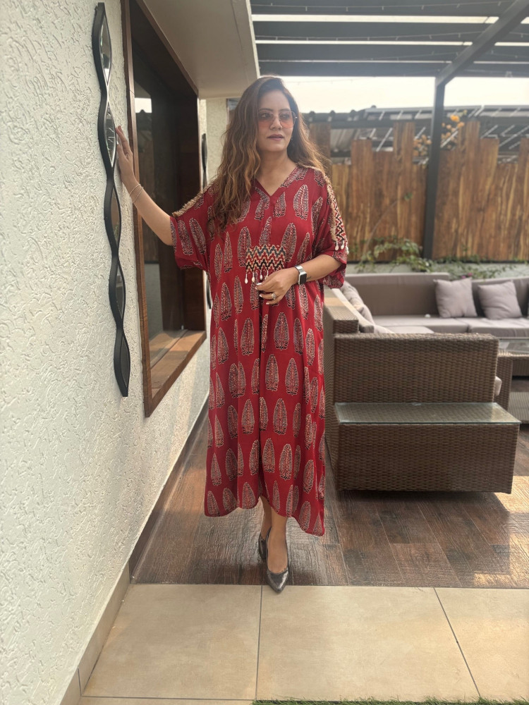 Image of Aanya Modal Silk Dress