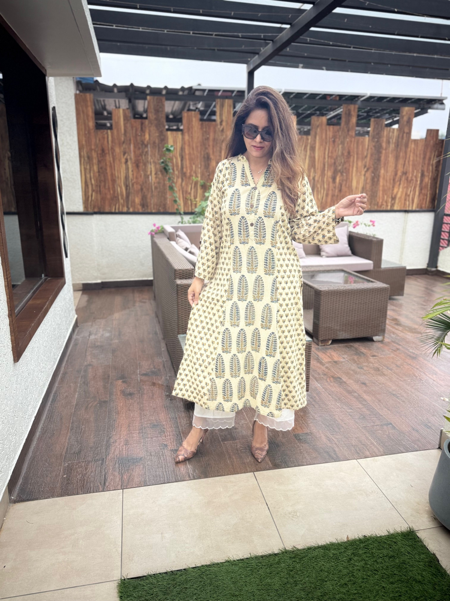 Amaya Ajrakh Kurta