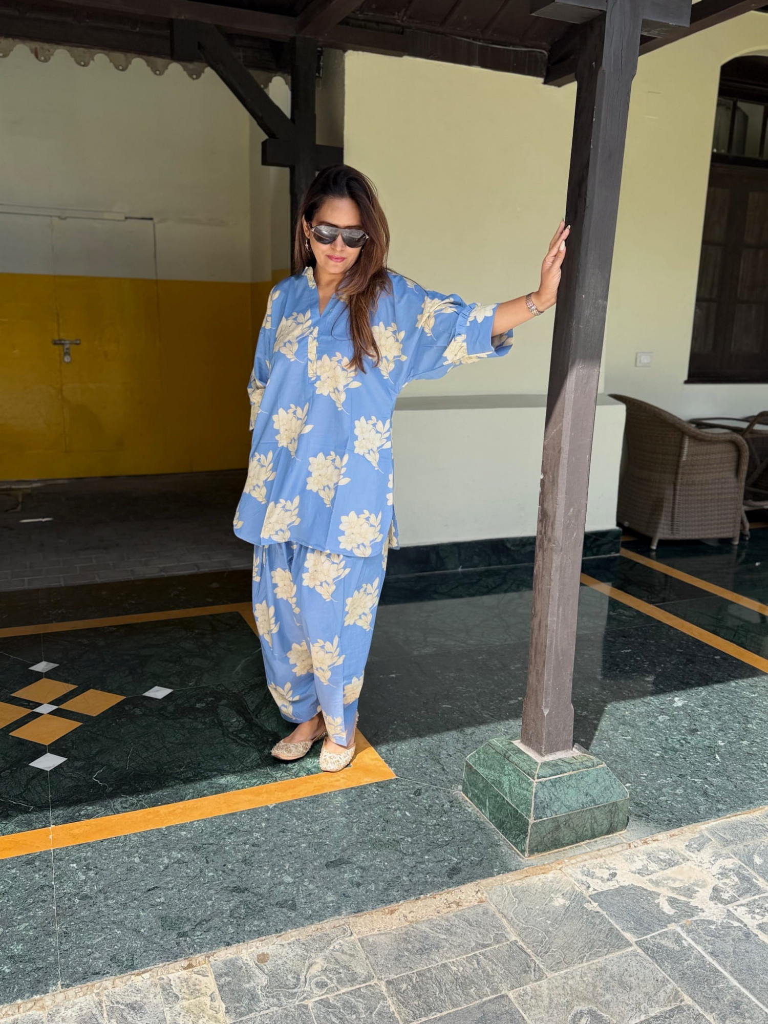 Sunaina Cotton Co-ord Set