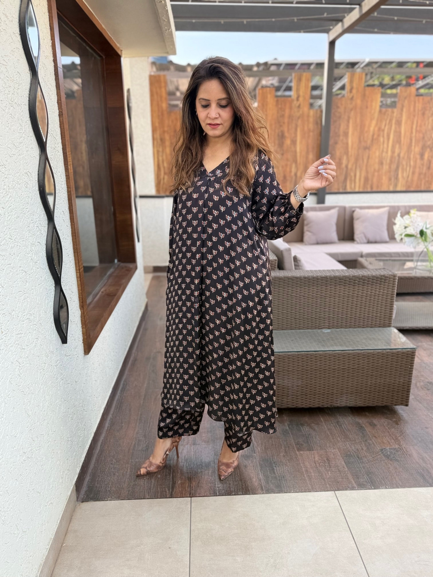 Modal Silk Co-ord Set