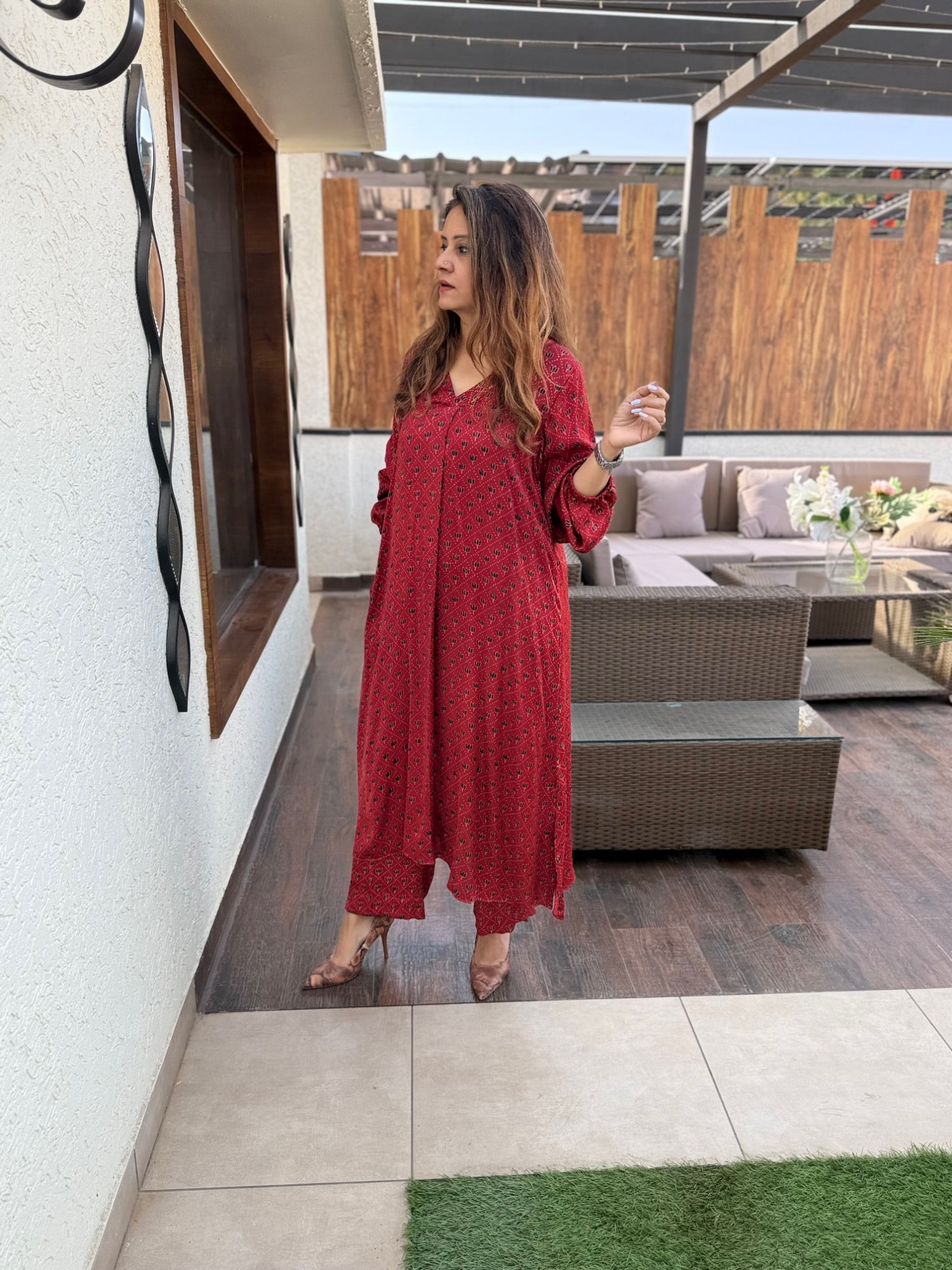 Modal Silk Co-ord Set