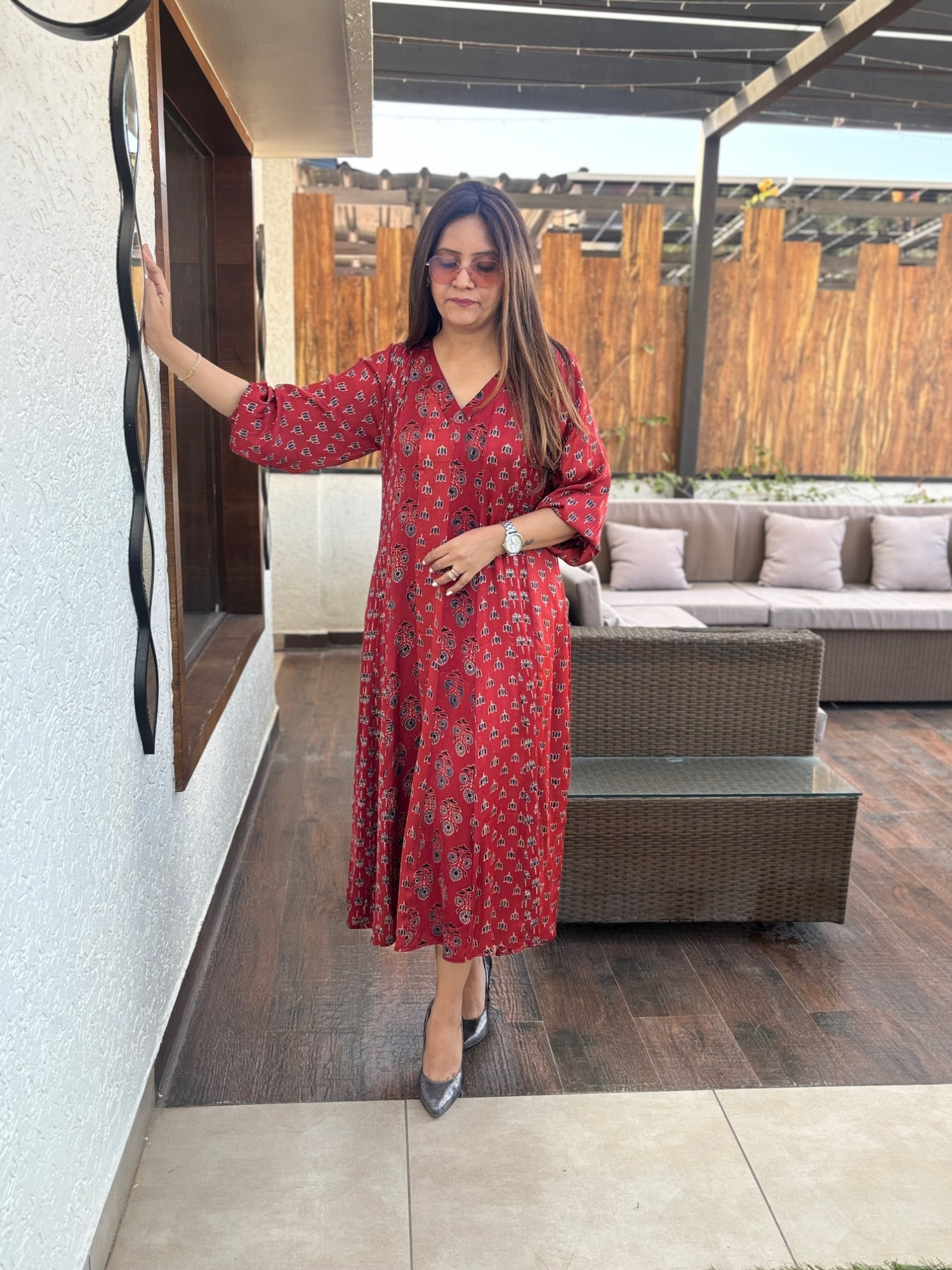 Meera Modal Silk Dress