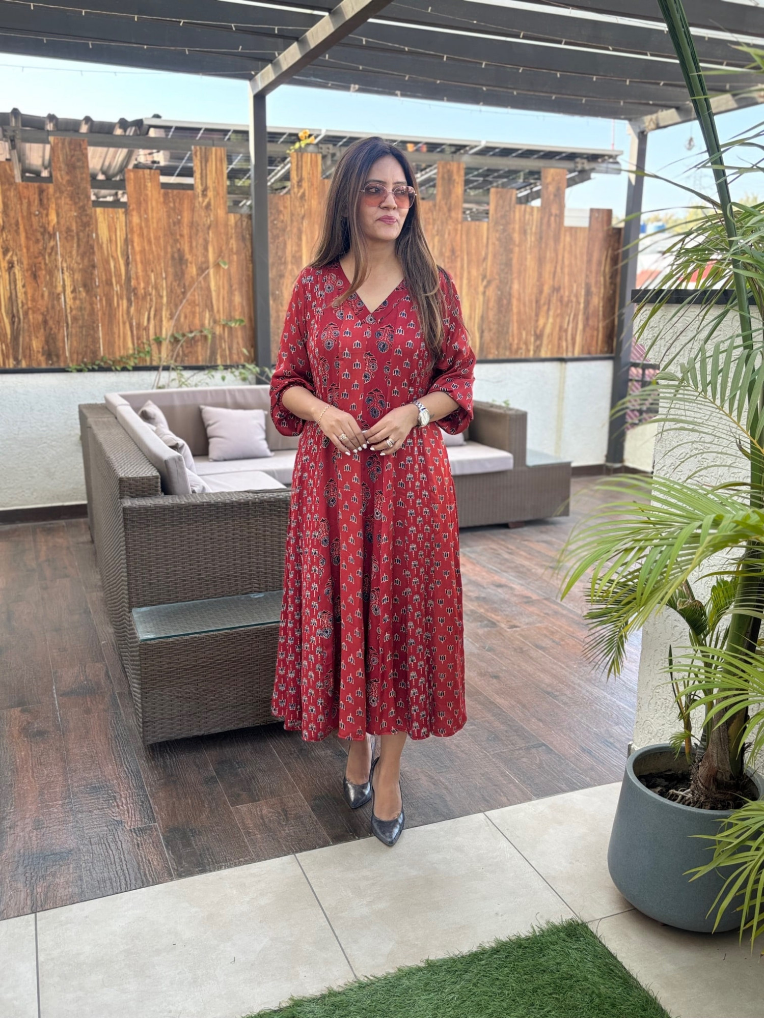 Meera Modal Silk Dress