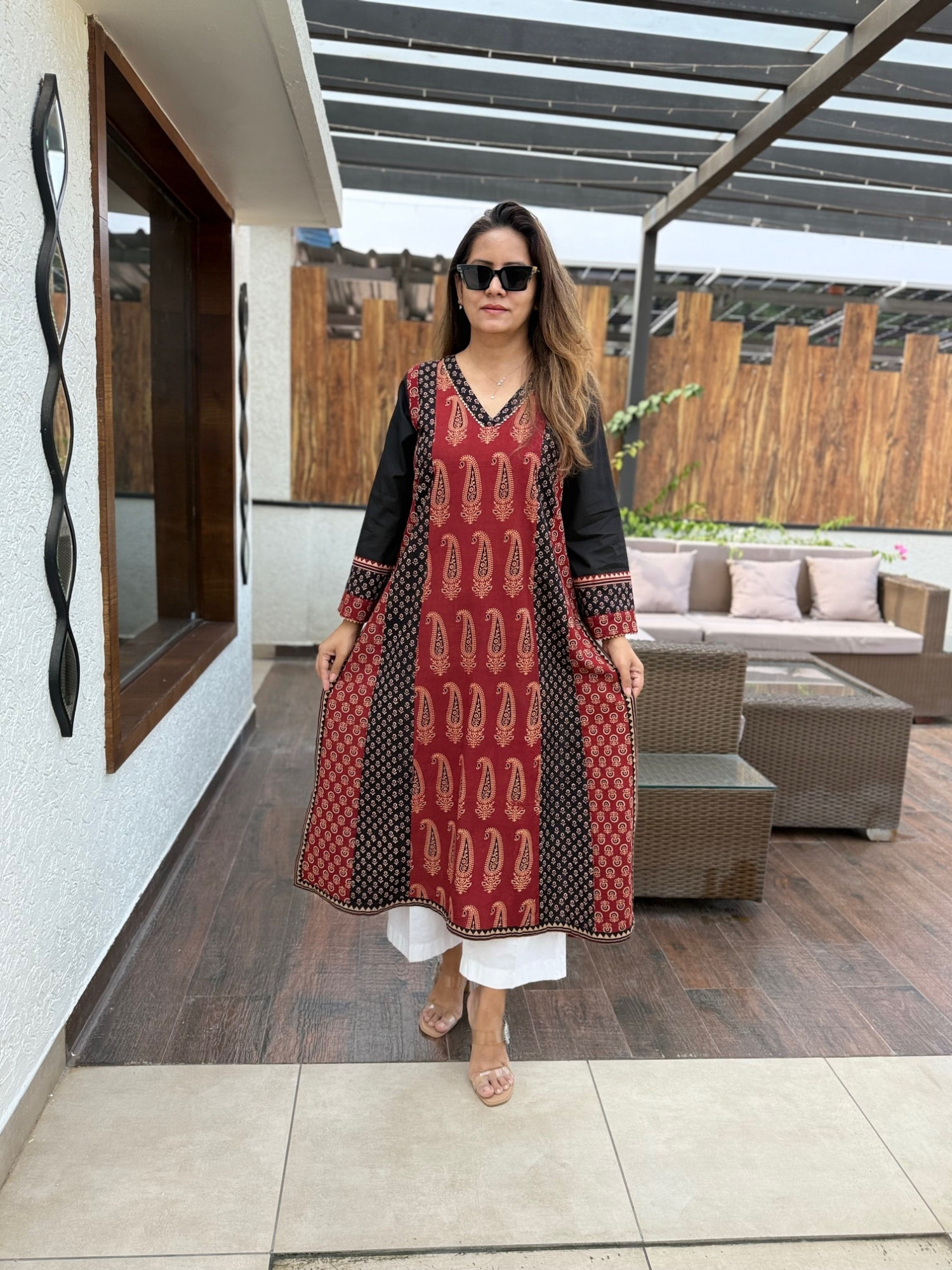 Ishara Cotton Anarkali