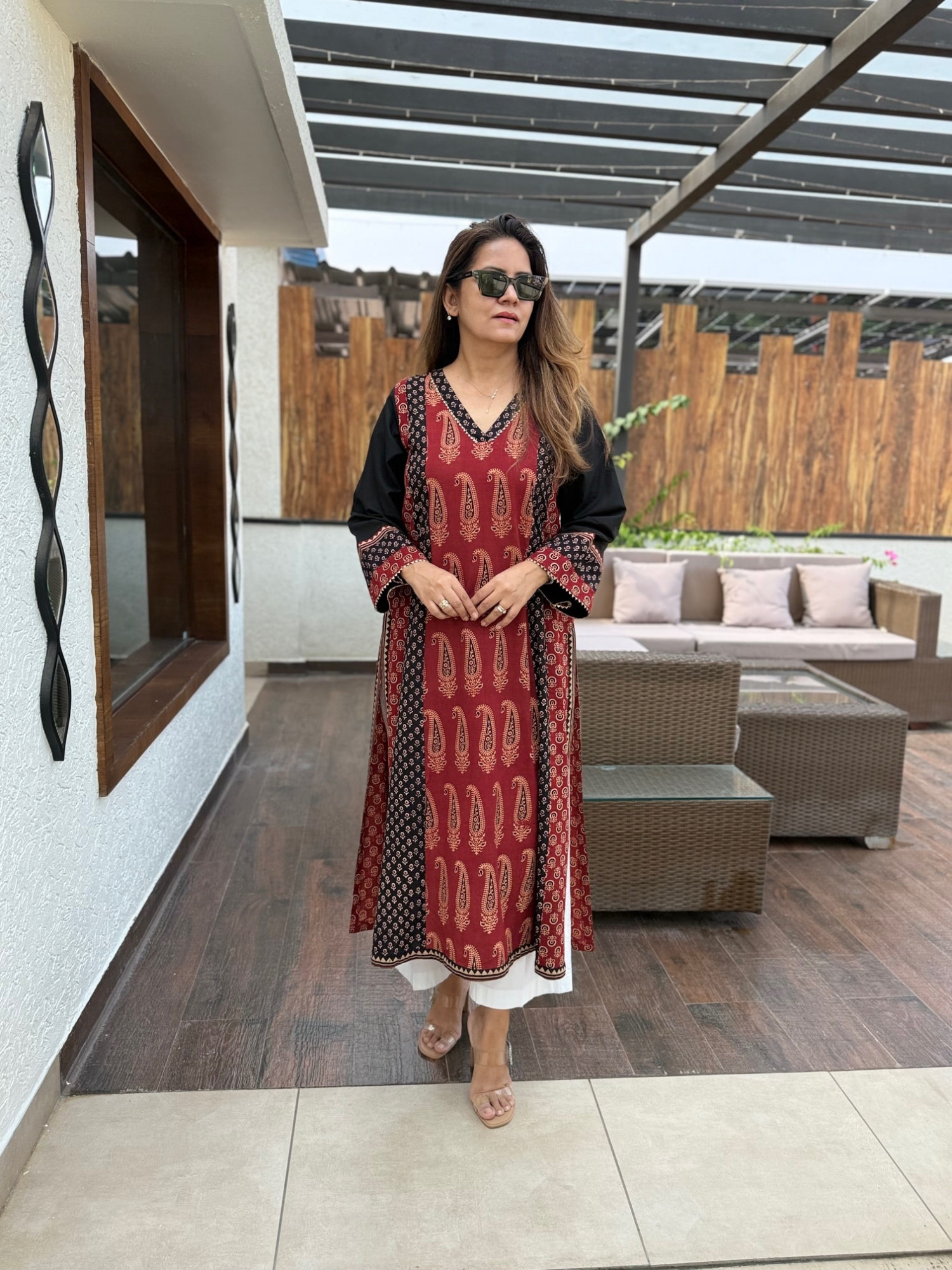 Ishara Cotton Anarkali
