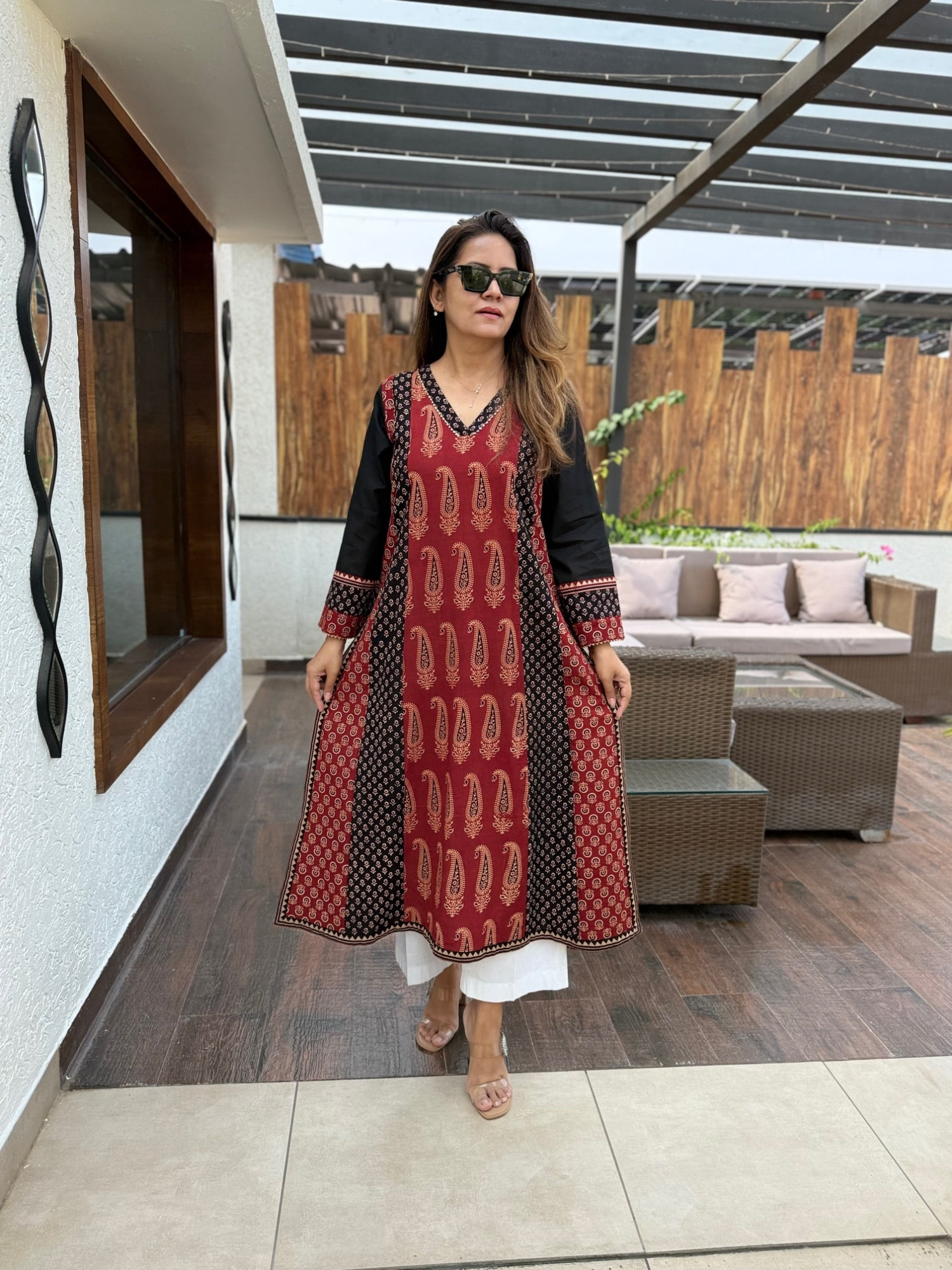 Ishara Cotton Anarkali