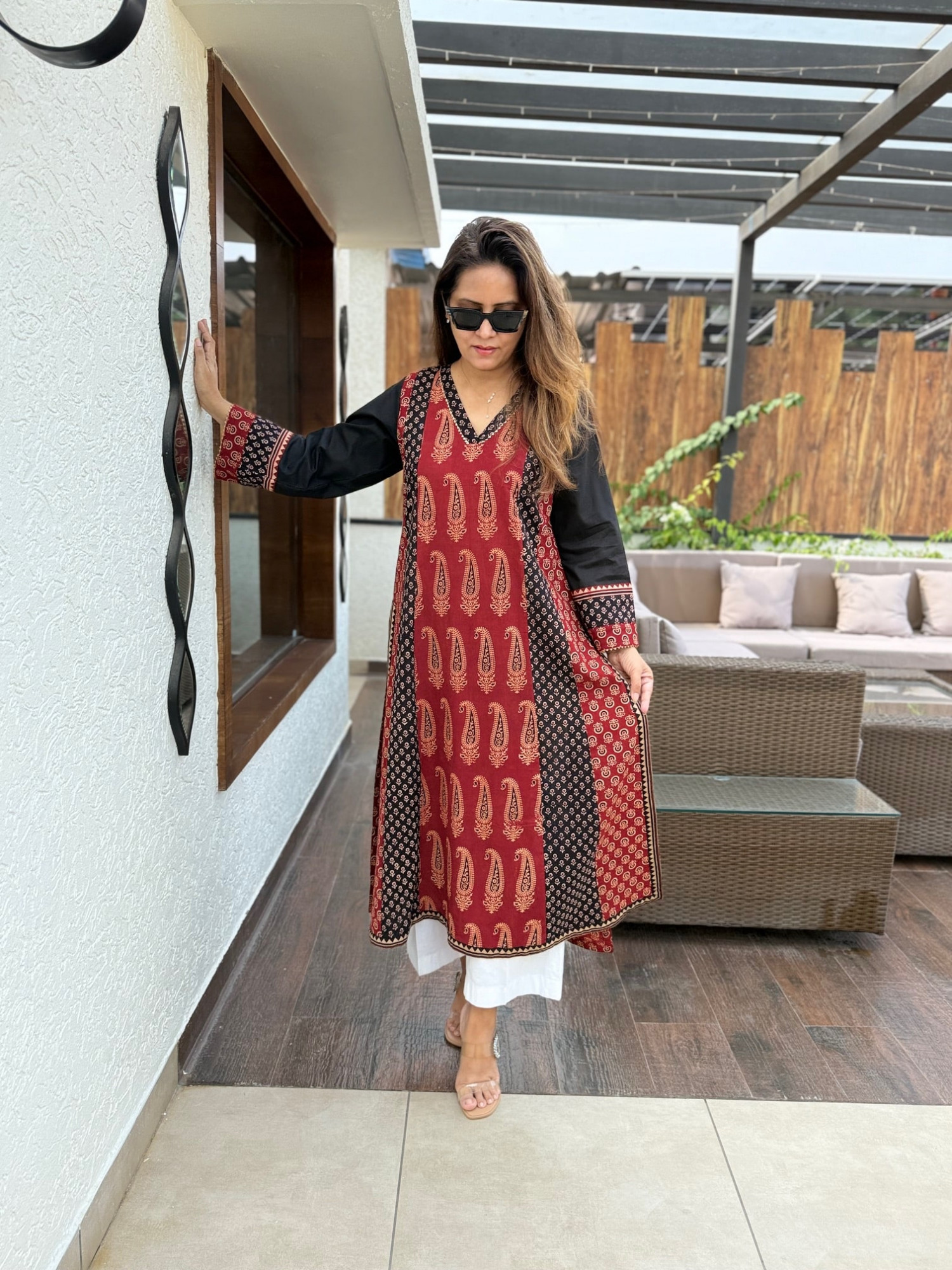 Ishara Cotton Anarkali