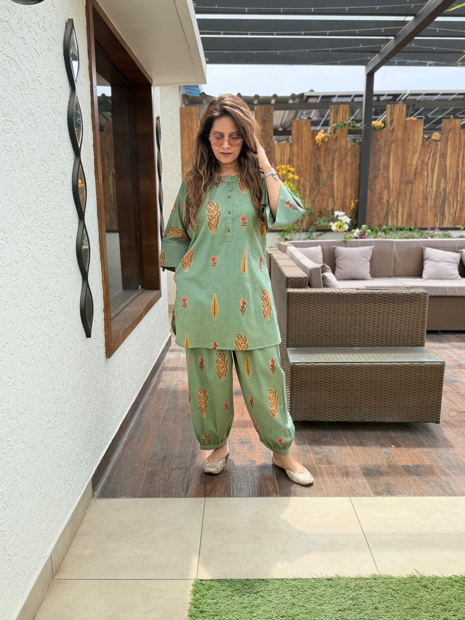 Ayesha Cotton Co-ord Set