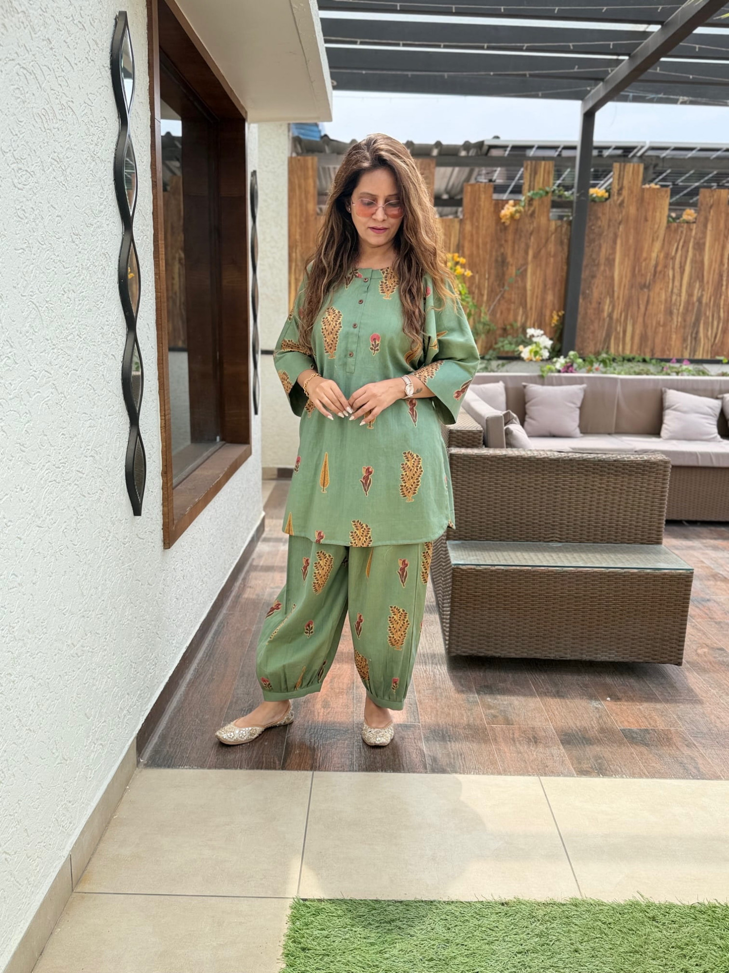 Ayesha Cotton Co-ord Set